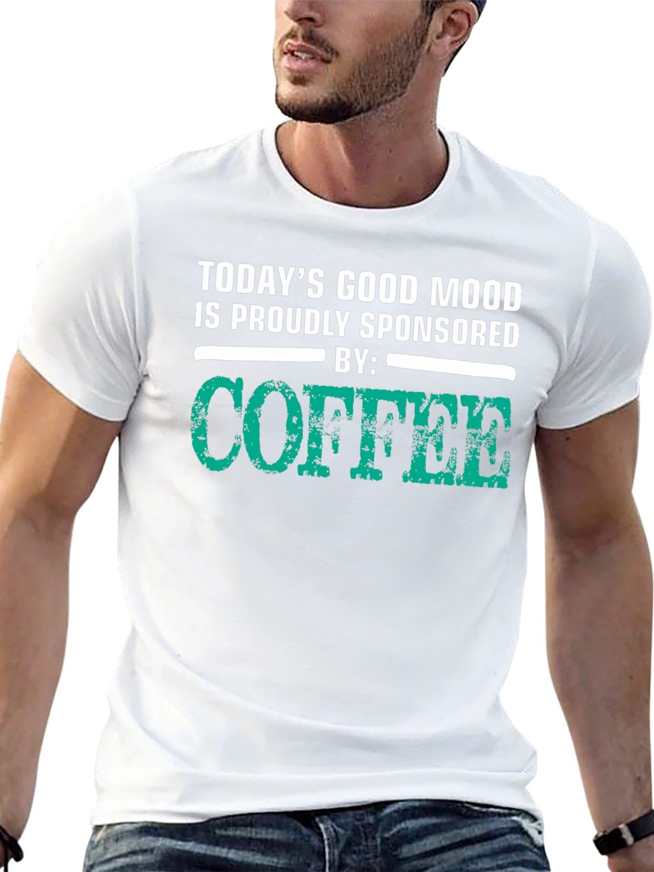 Coffee Sponsored Good Mood T-Shirt