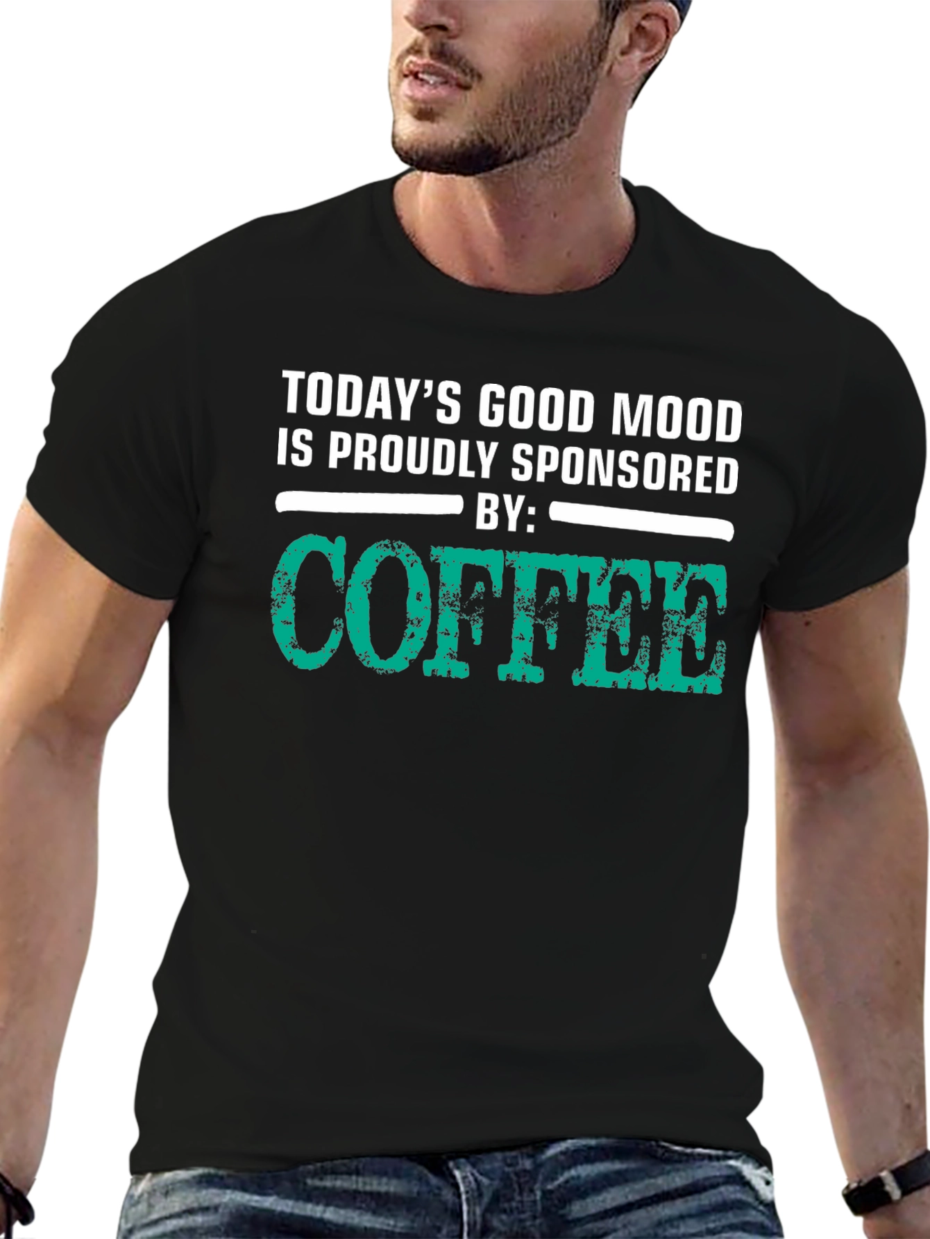Coffee Sponsored Good Mood T-Shirt