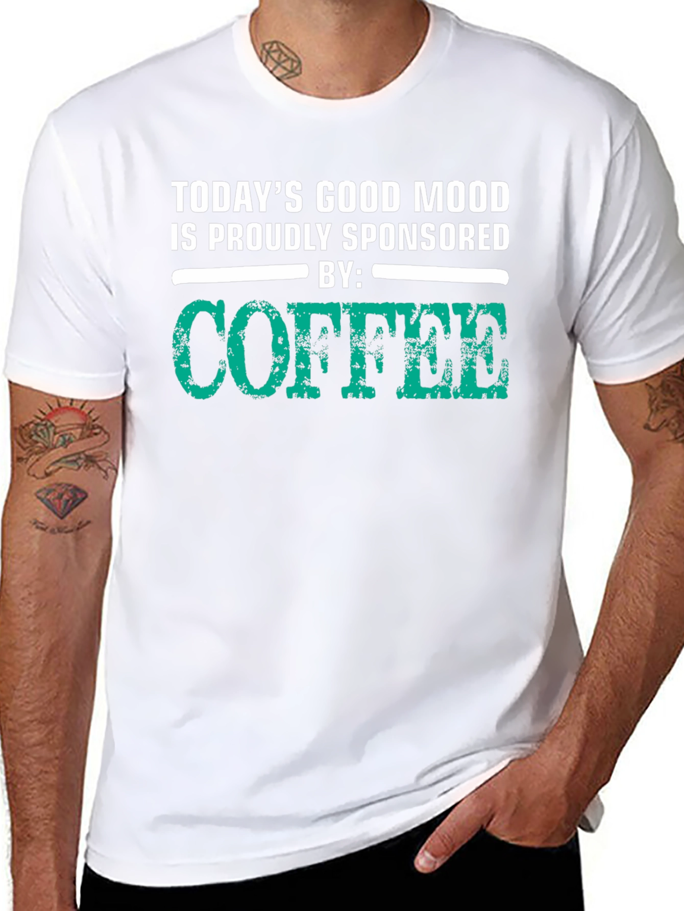 Coffee Sponsored Good Mood T-Shirt