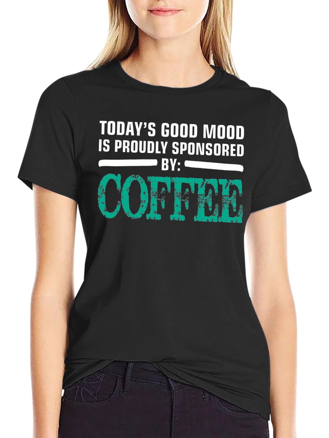 Coffee Sponsored Good Mood T-Shirt