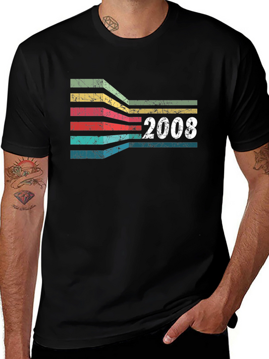 Vintage 2008 Graphic T-Shirt - Retro Style