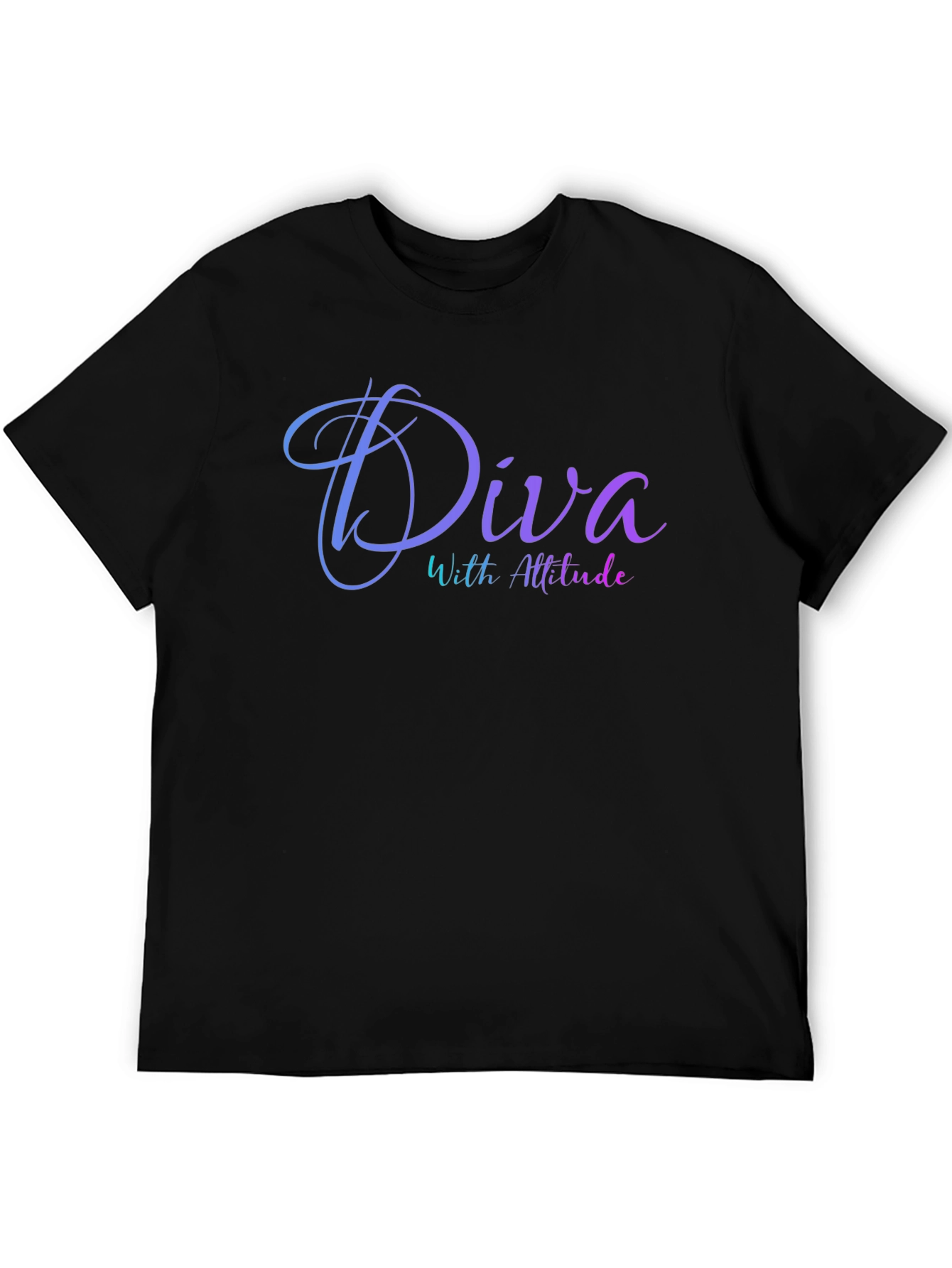 Diva With Attitude Black T-Shirt