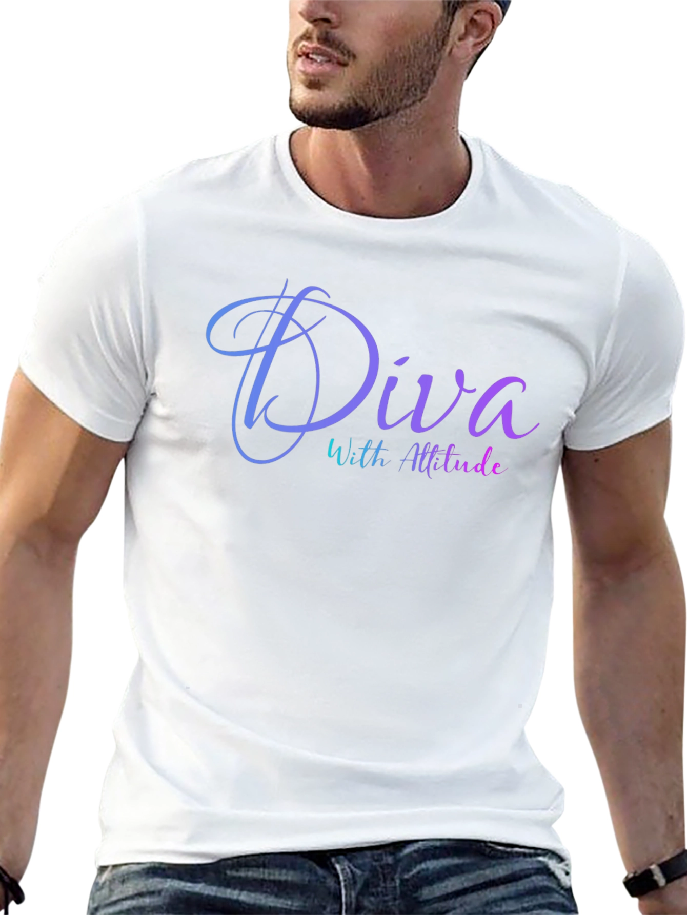 Diva With Attitude Black T-Shirt