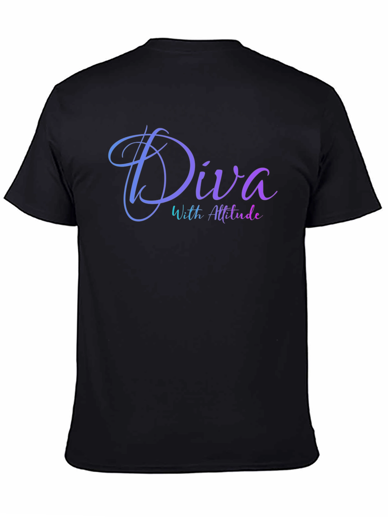 Diva With Attitude Black T-Shirt