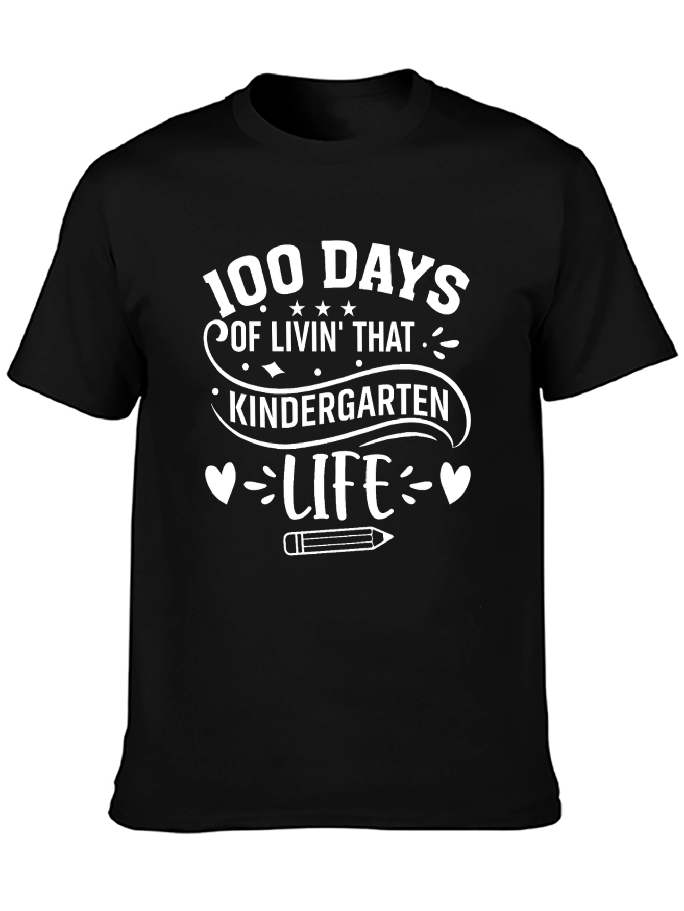 100 Days Kindergarten Life T-Shirt