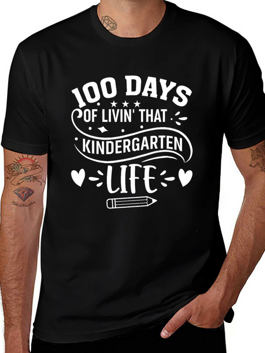 100 Days Kindergarten Life T-Shirt