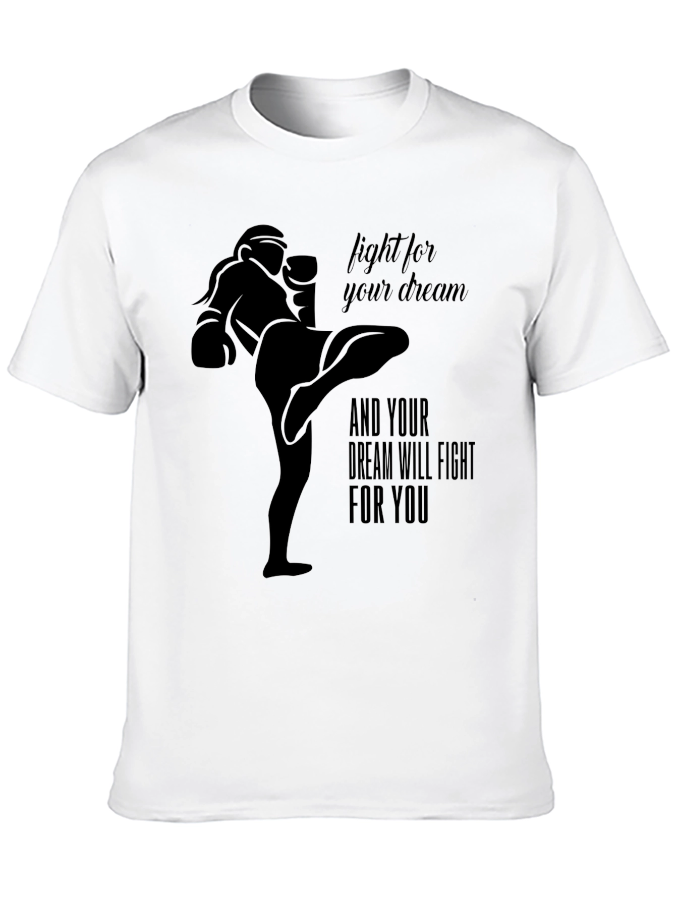 Martial Arts Dream Fight Black T-Shirt