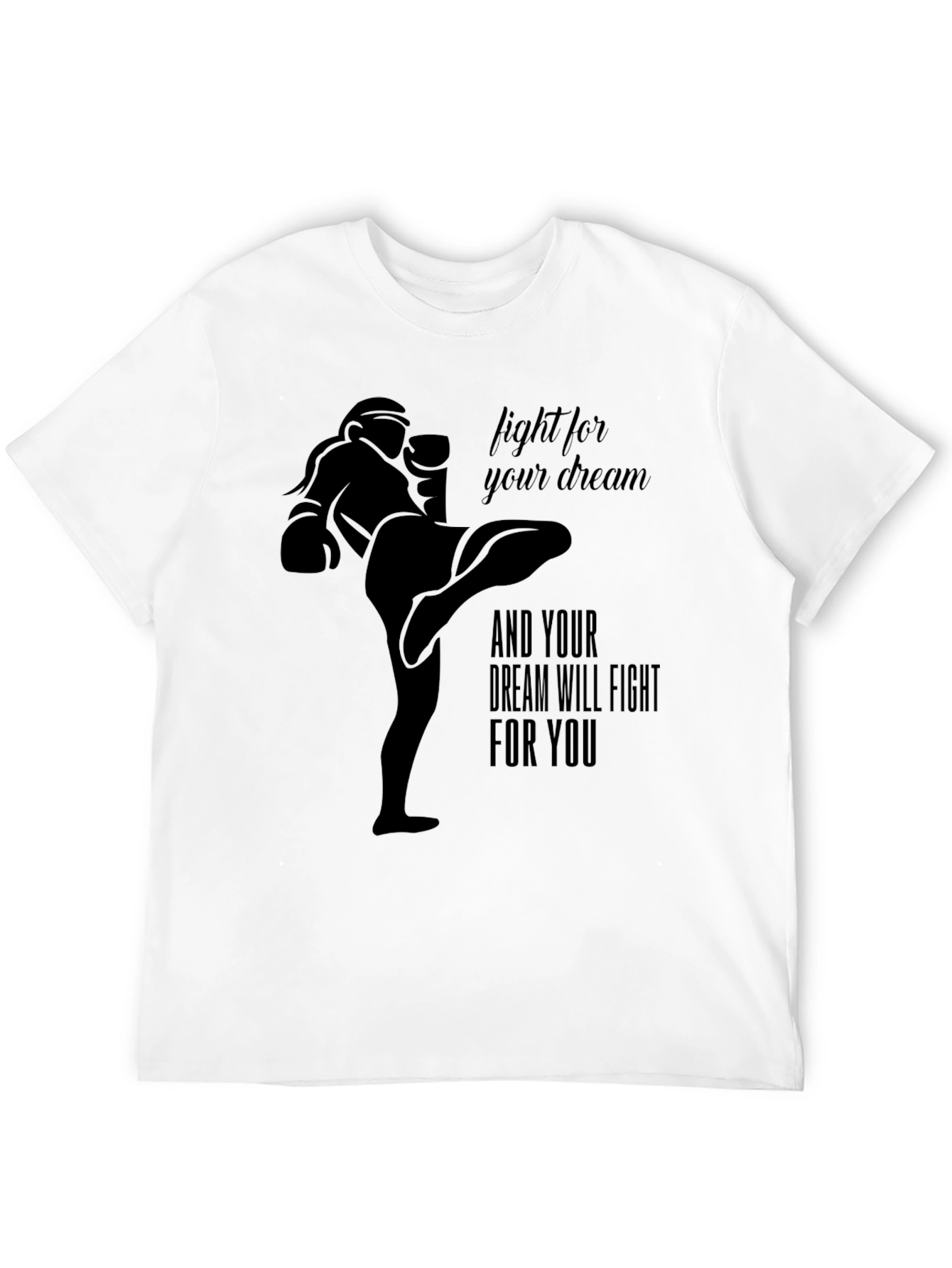 Martial Arts Dream Fight Black T-Shirt