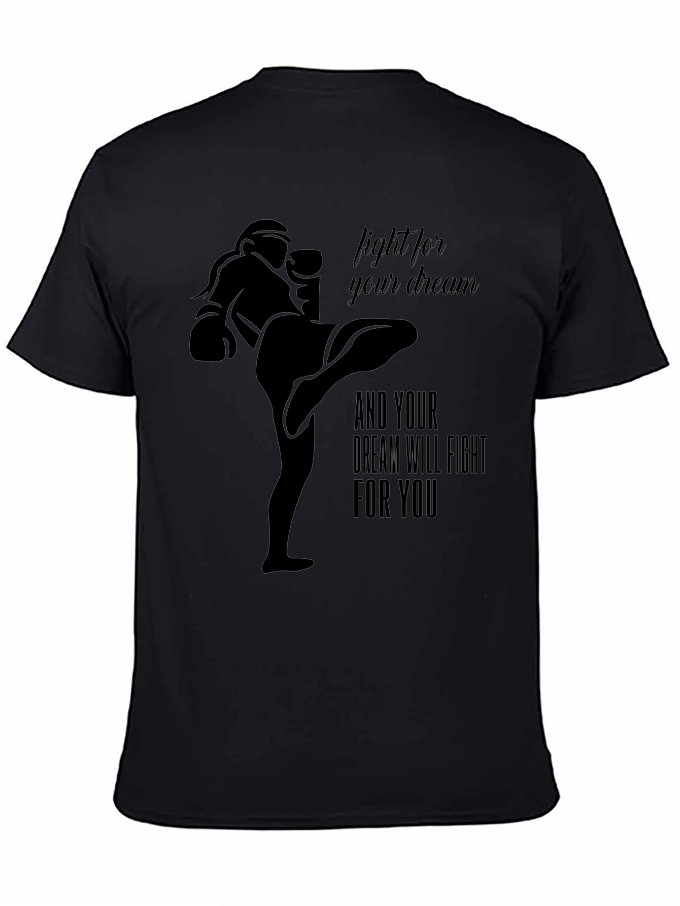 Martial Arts Dream Fight Black T-Shirt