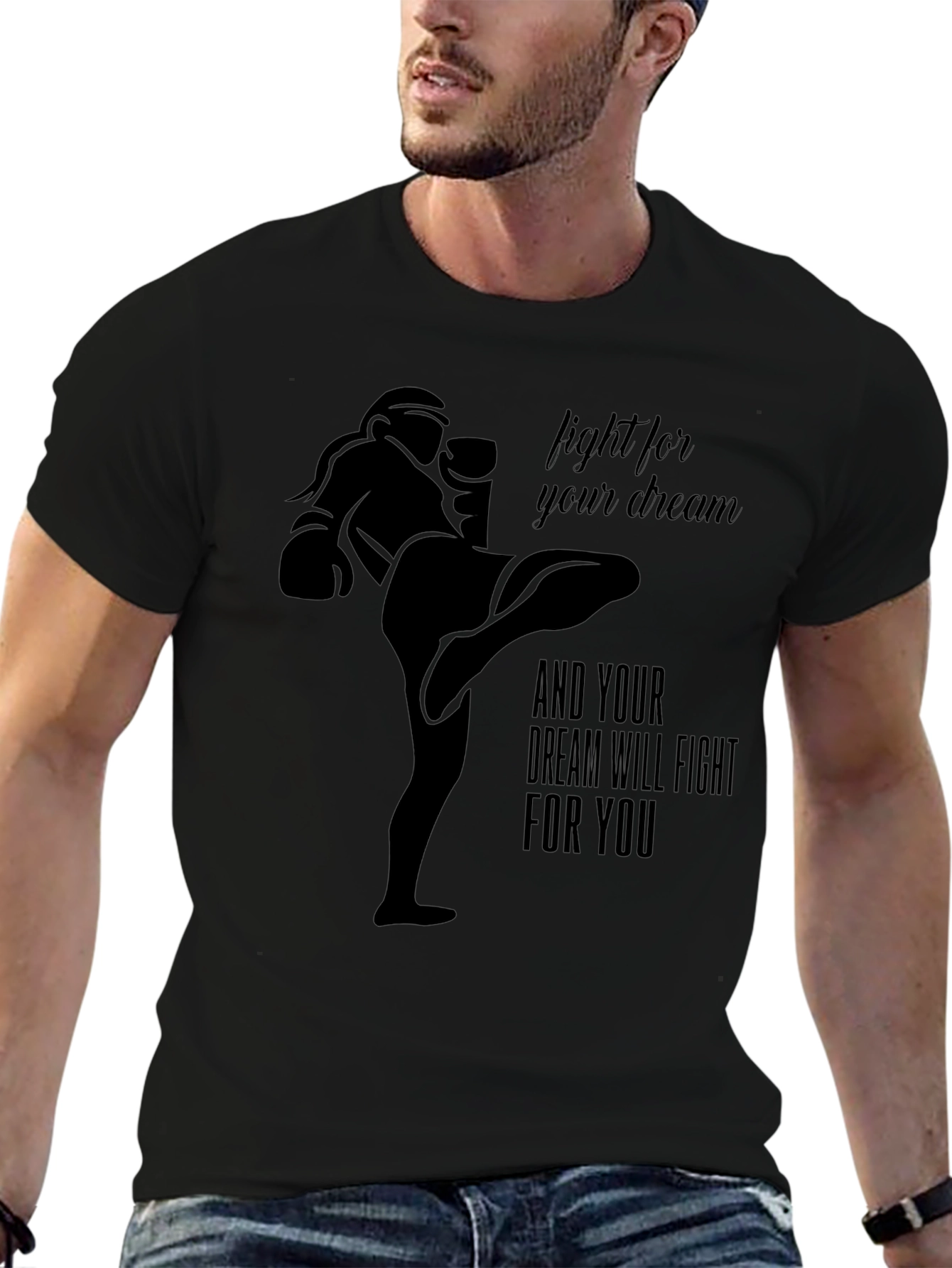 Martial Arts Dream Fight Black T-Shirt