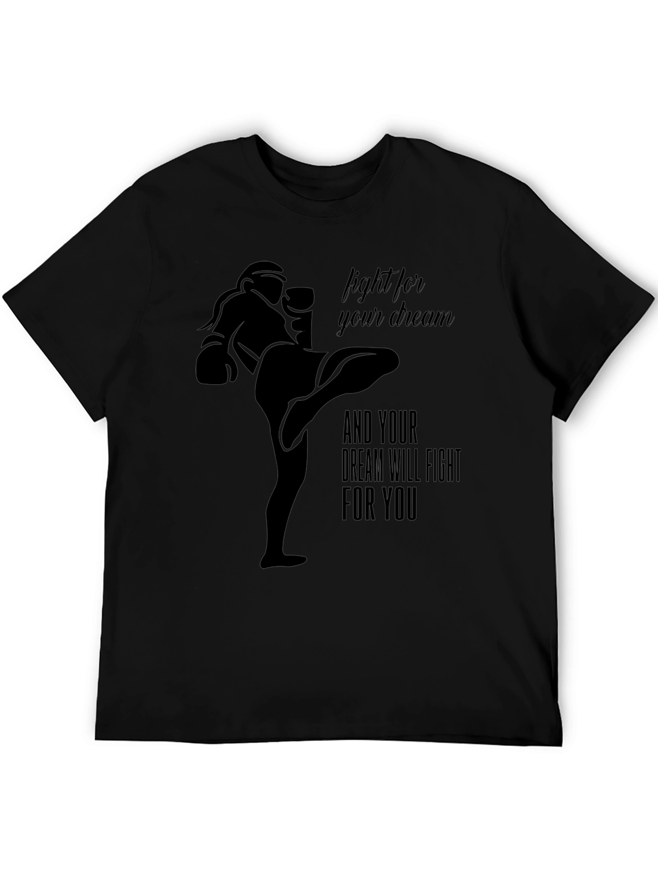 Martial Arts Dream Fight Black T-Shirt
