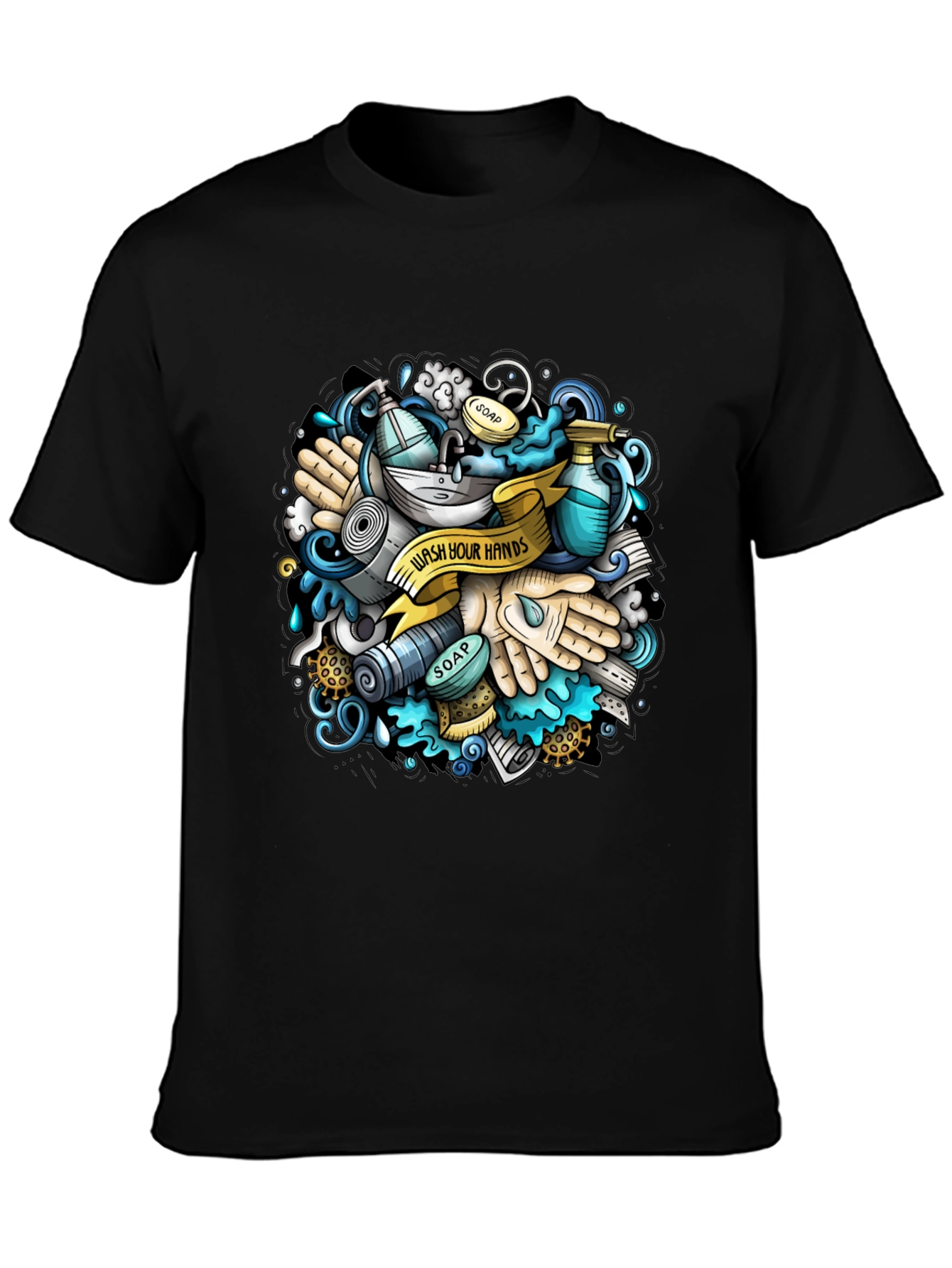 Wash Your Hands Graphic T-Shirt