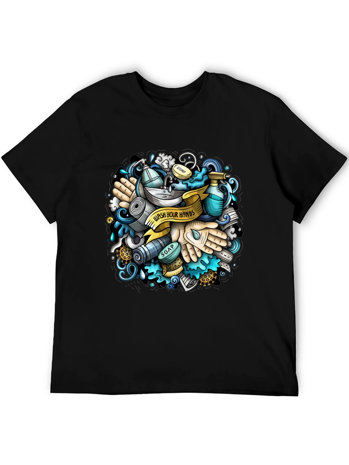 Wash Your Hands Graphic T-Shirt