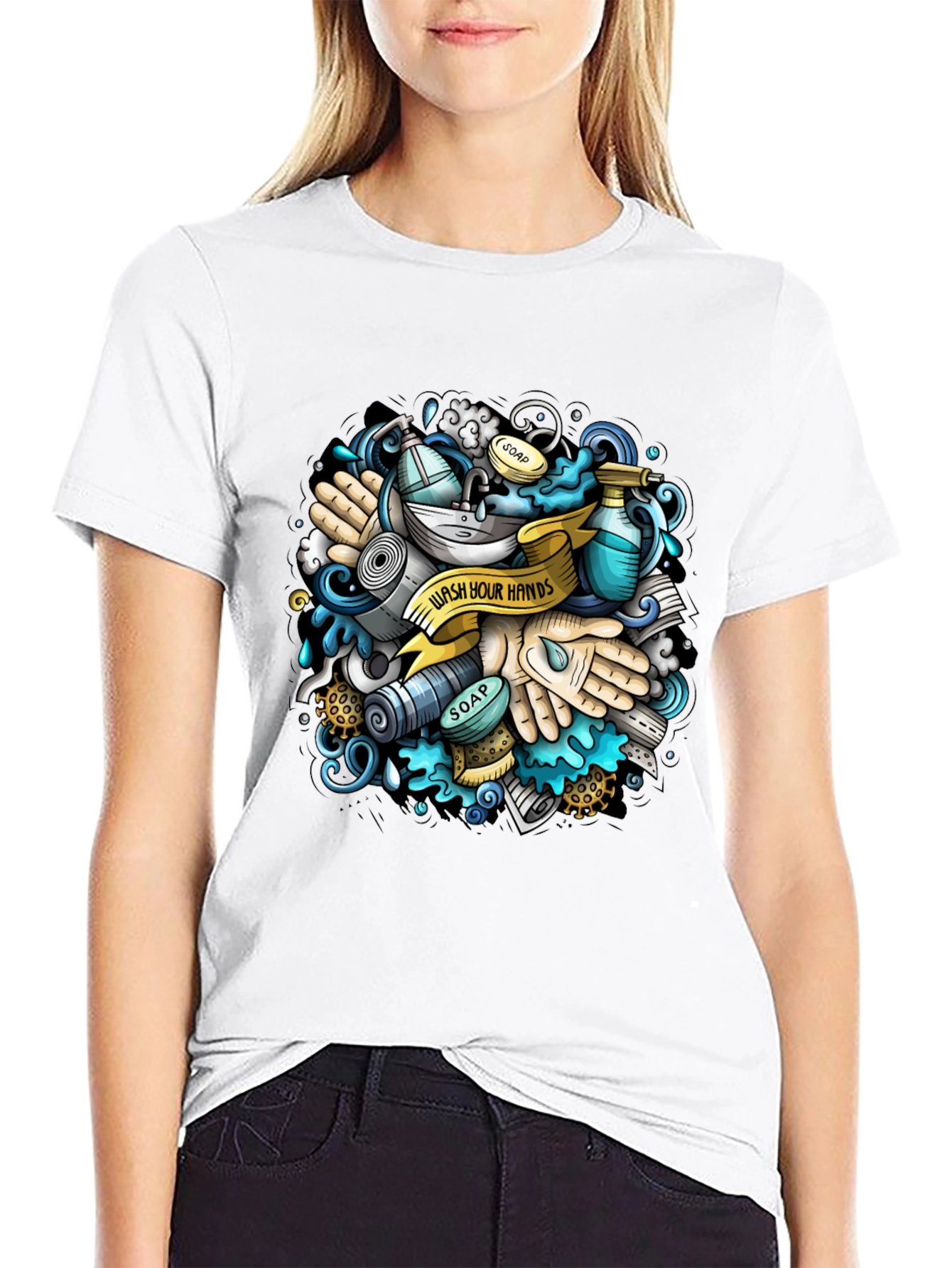 Wash Your Hands Graphic T-Shirt