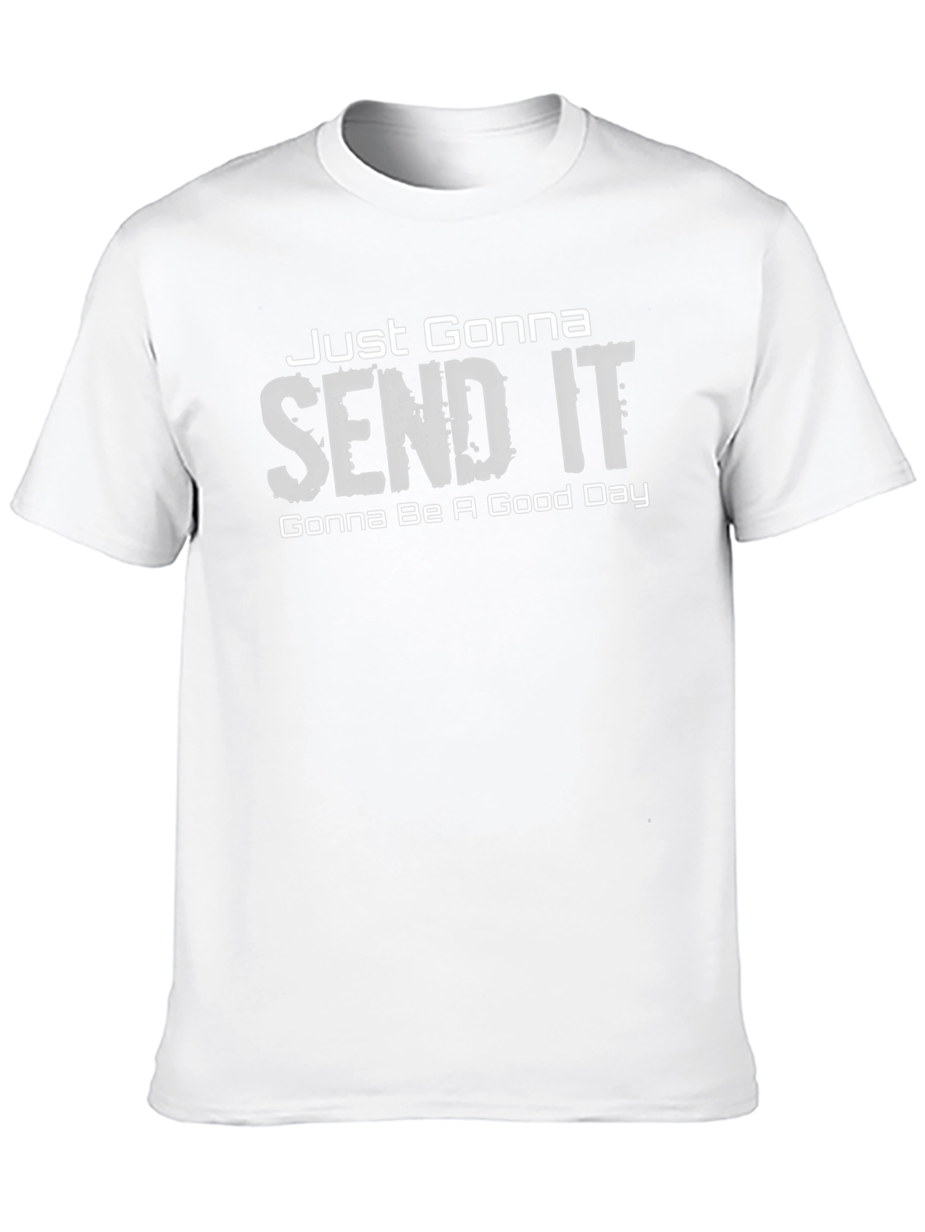 Just Gonna Send It Graphic Tee - Black