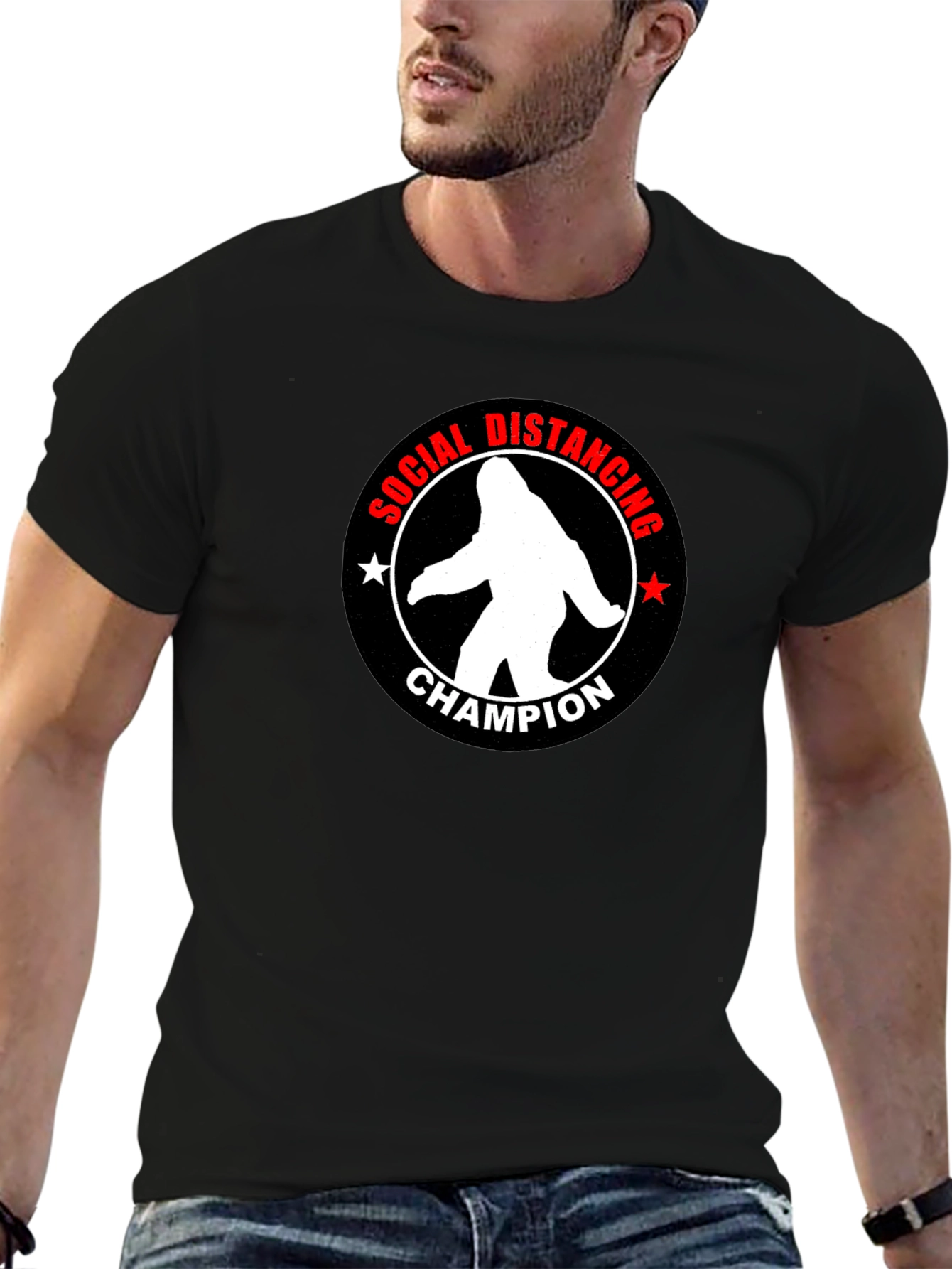 Social Distancing Champion Graphic Tee