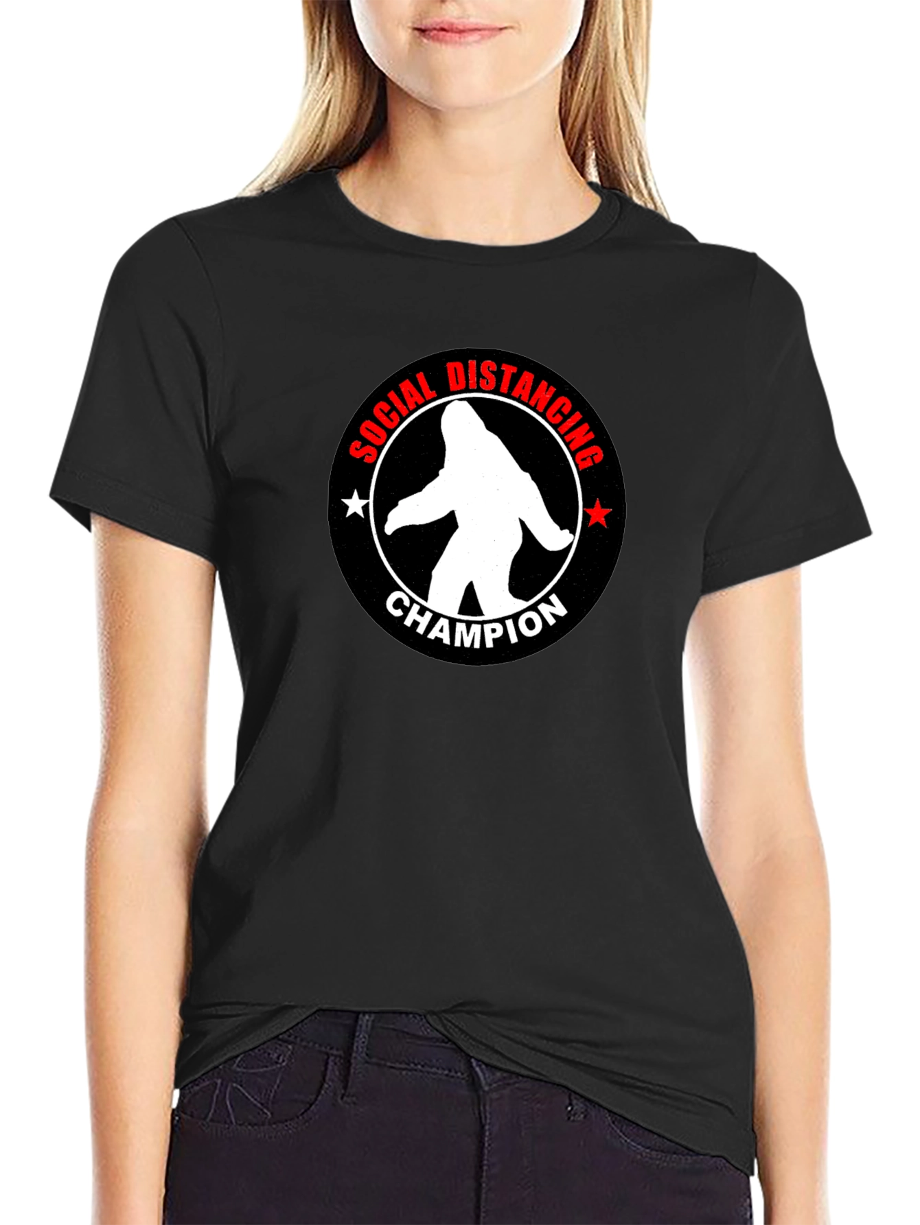 Social Distancing Champion Graphic Tee