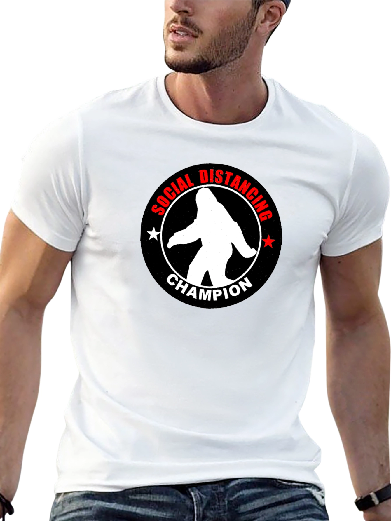 Social Distancing Champion Graphic Tee