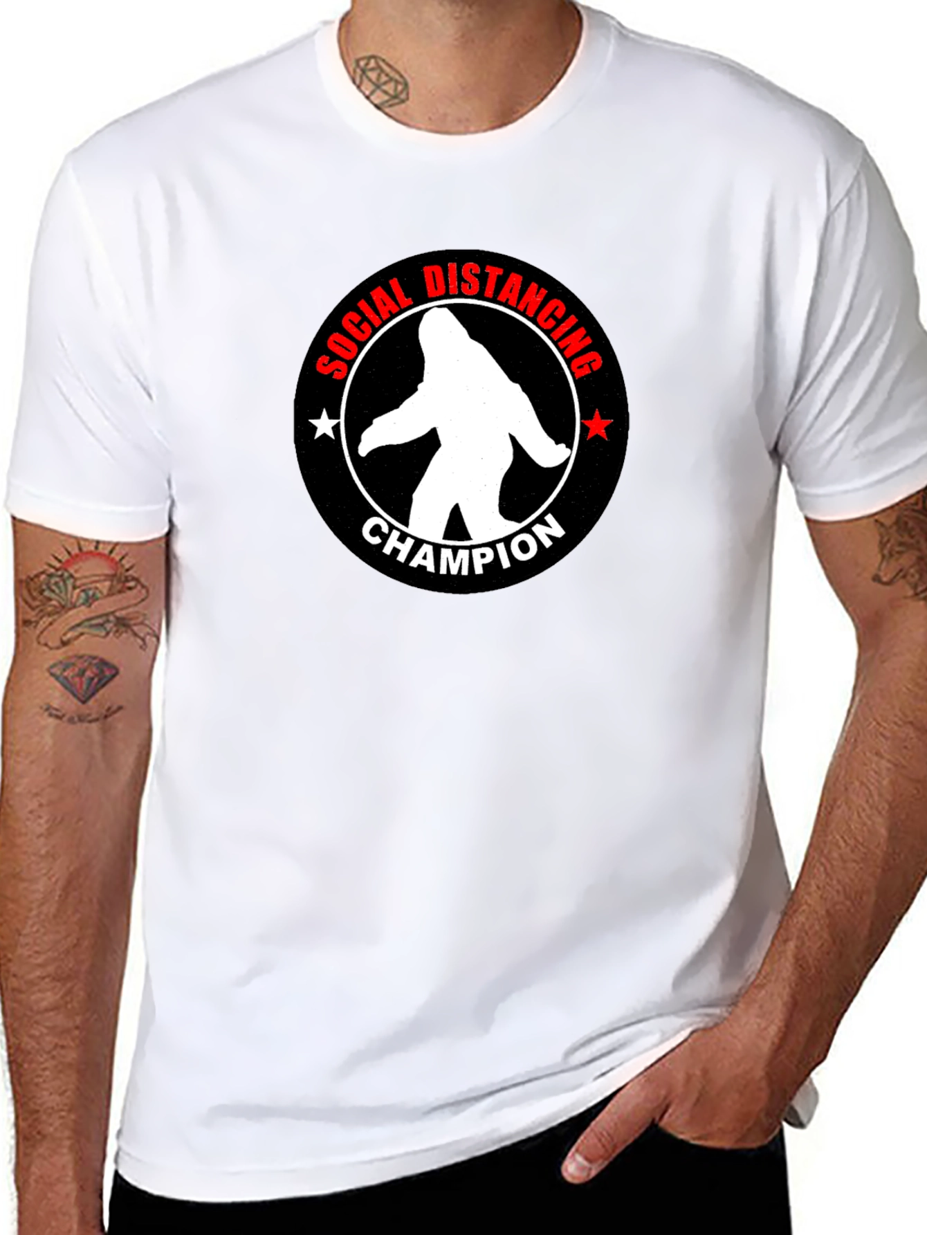 Social Distancing Champion Graphic Tee