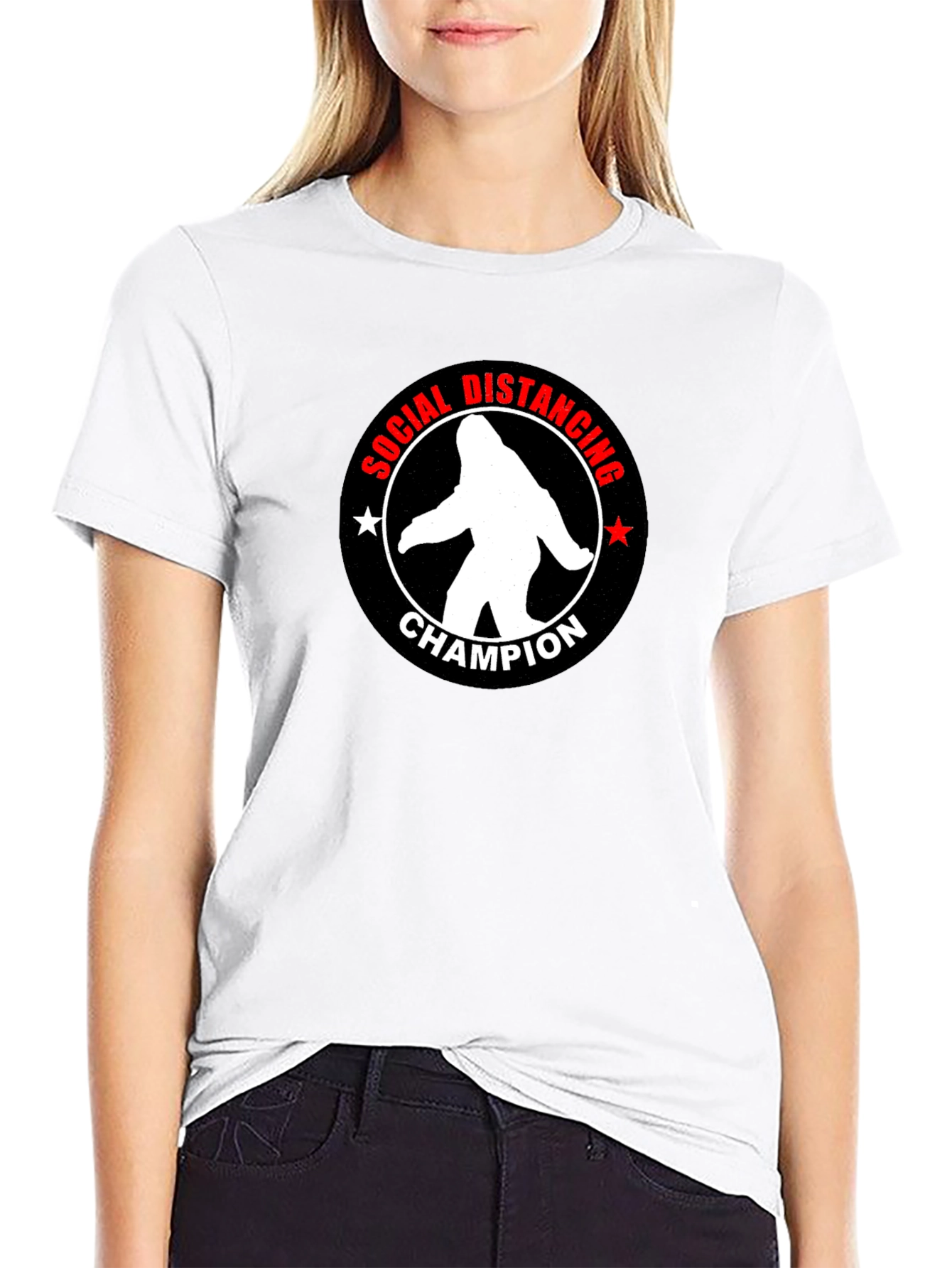 Social Distancing Champion Graphic Tee