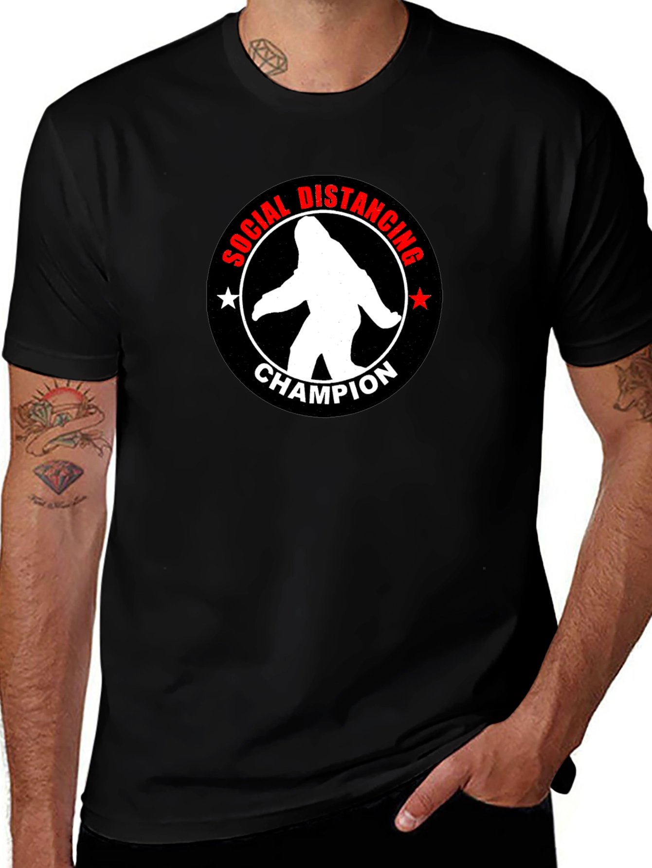 Social Distancing Champion Graphic Tee