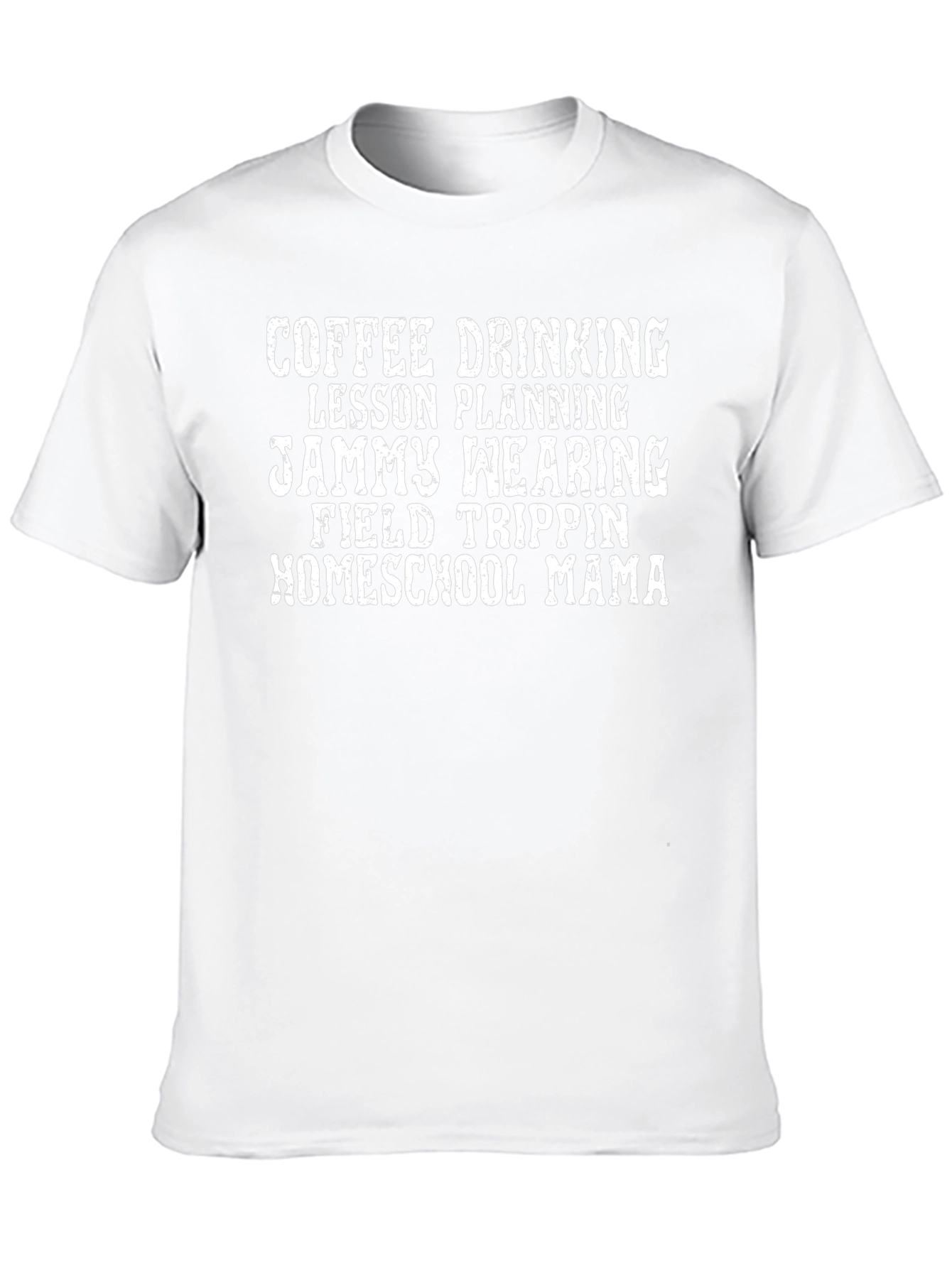 Coffee Drinking Homeschool Mama T-Shirt