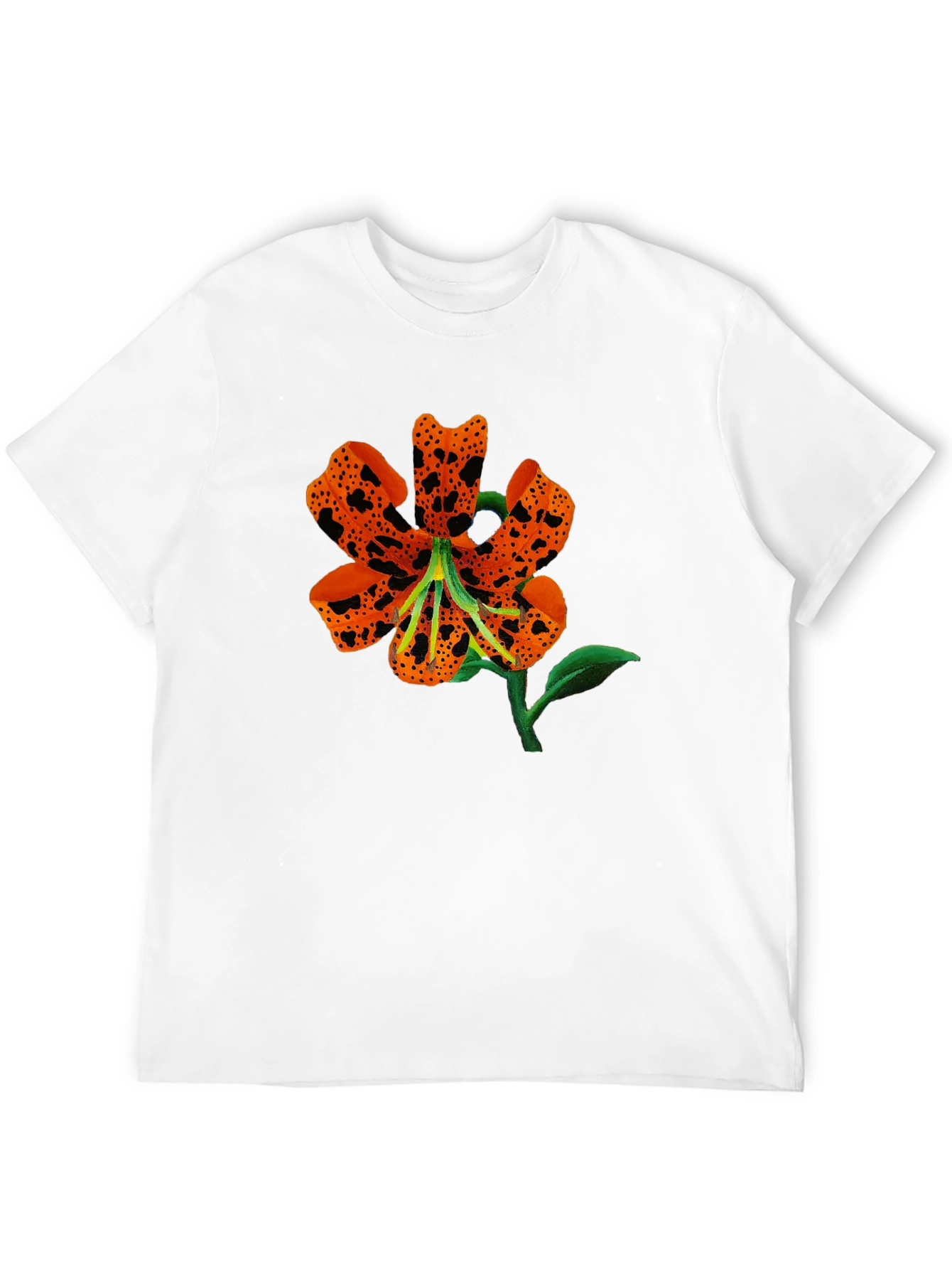 Tiger Lily Graphic Black T-Shirt