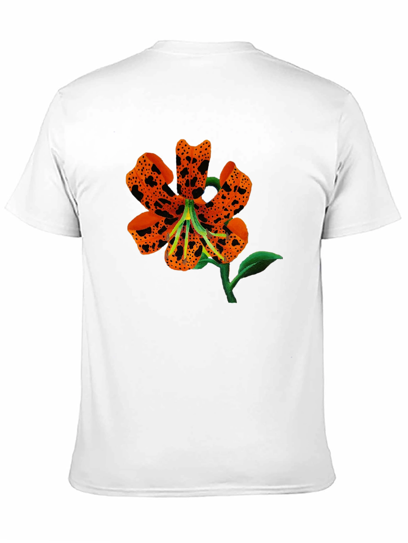 Tiger Lily Graphic Black T-Shirt