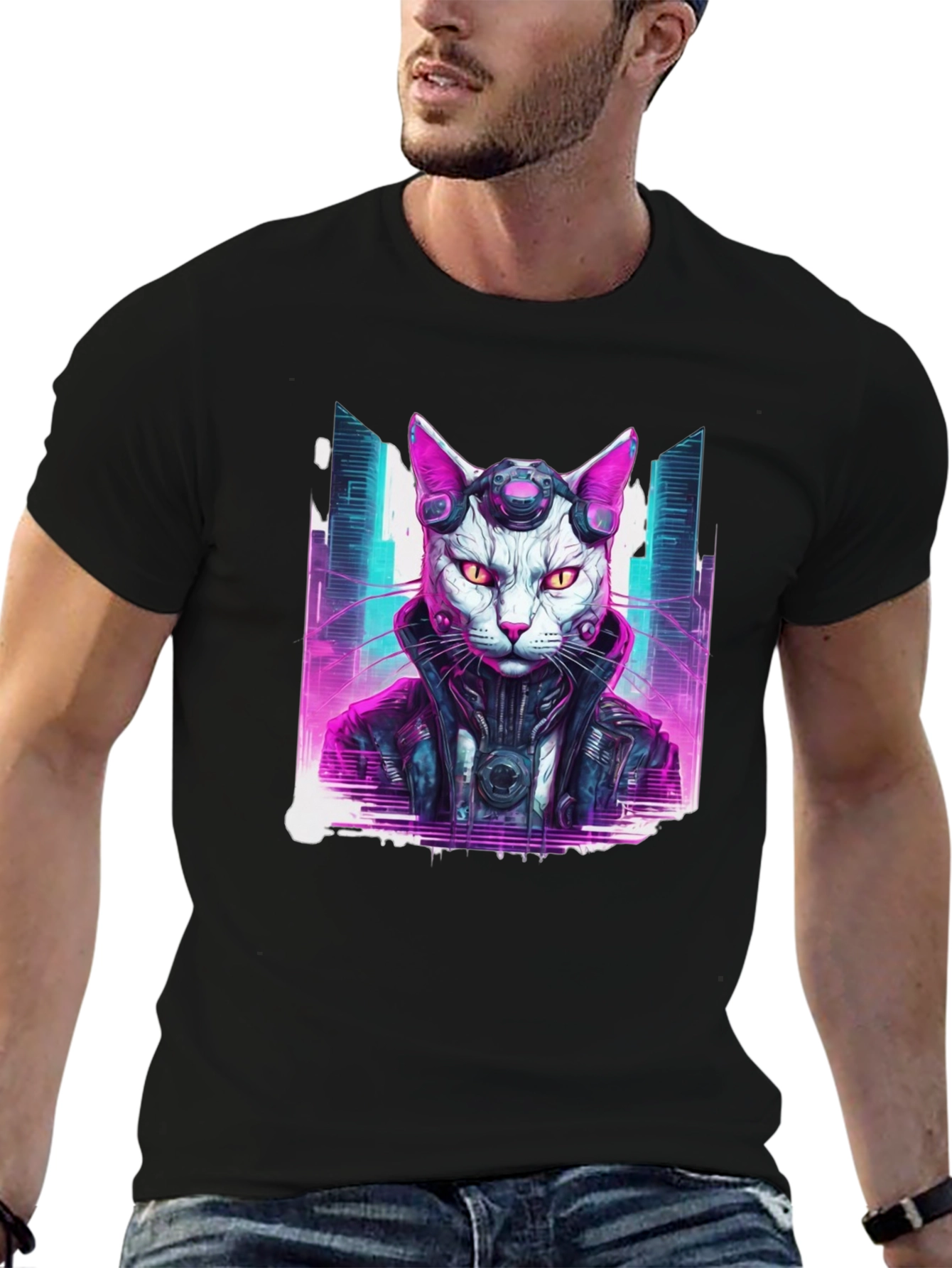 Cyberpunk Cat T-Shirt