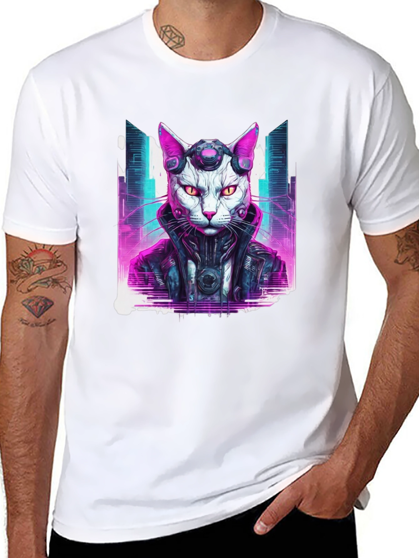 Cyberpunk Cat T-Shirt