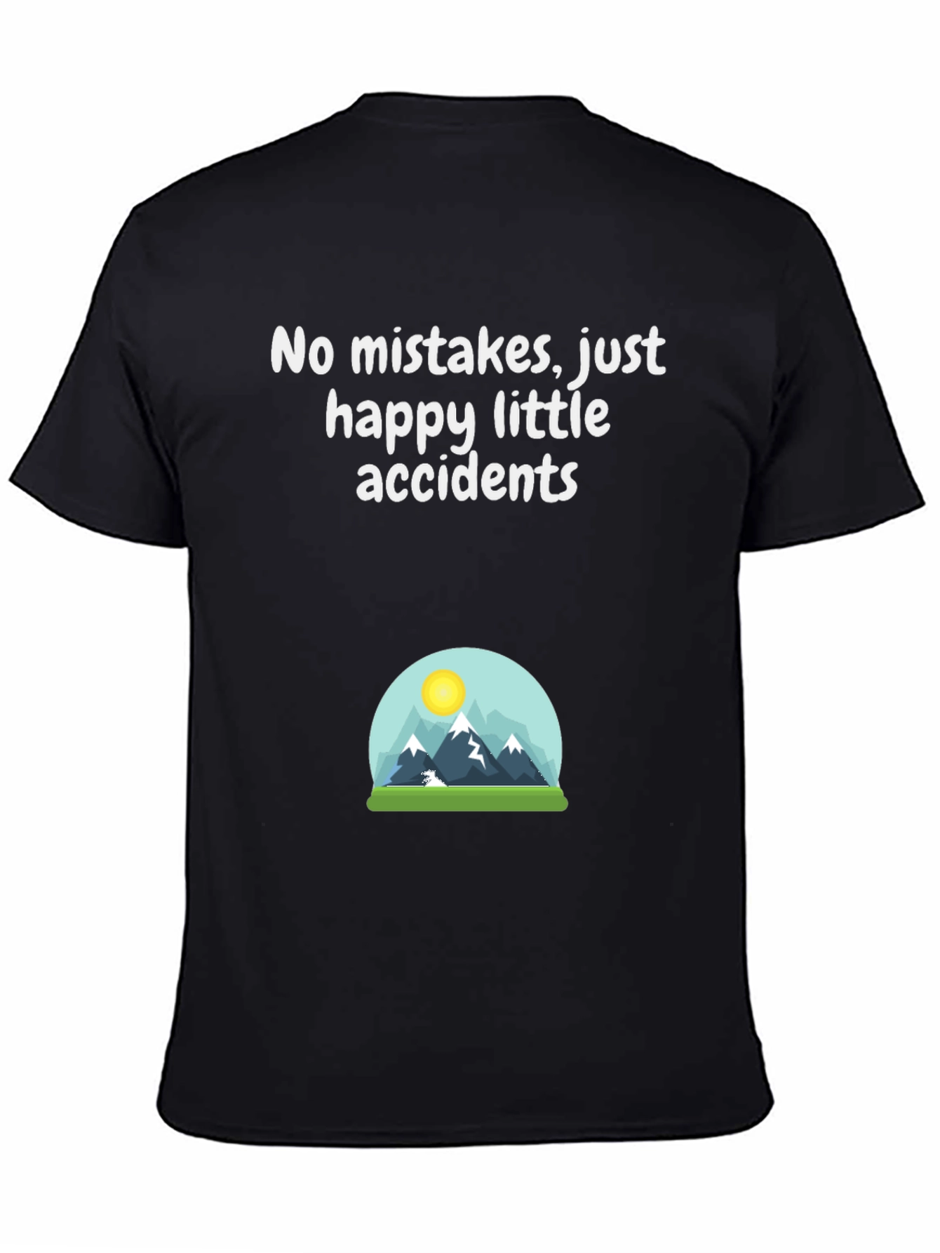 Happy Accidents T-Shirt - Mountain Scene