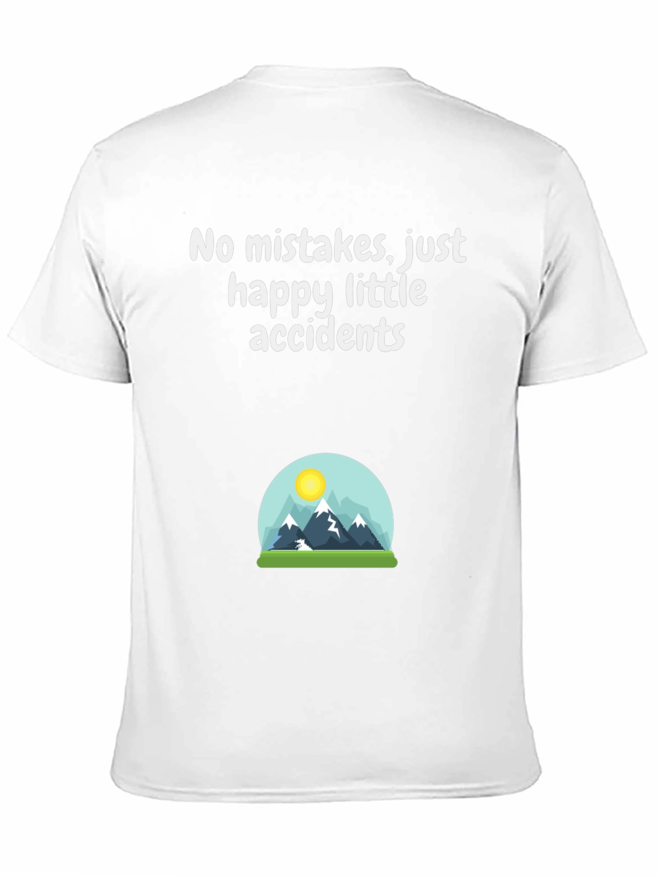 Happy Accidents T-Shirt - Mountain Scene