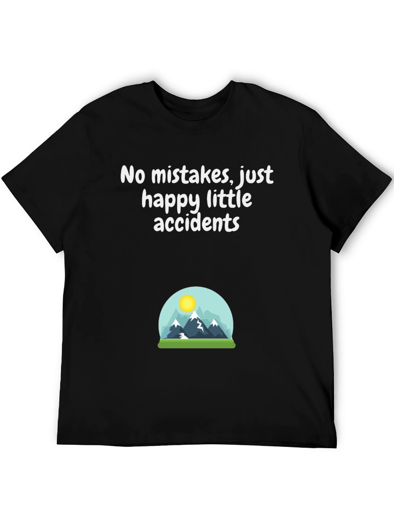 Happy Accidents T-Shirt - Mountain Scene