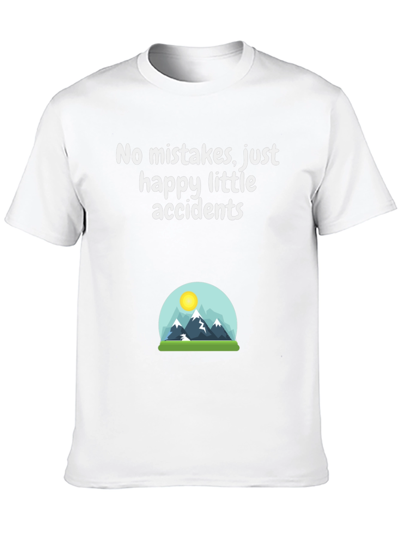 Happy Accidents T-Shirt - Mountain Scene