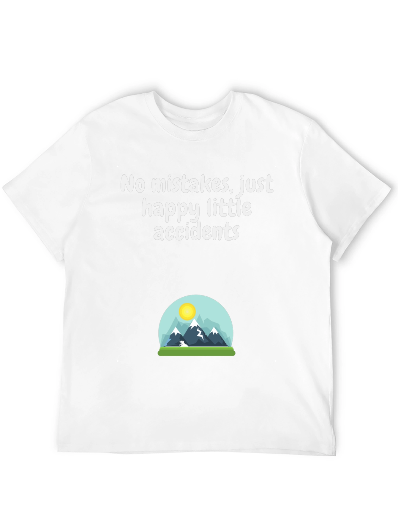 Happy Accidents T-Shirt - Mountain Scene