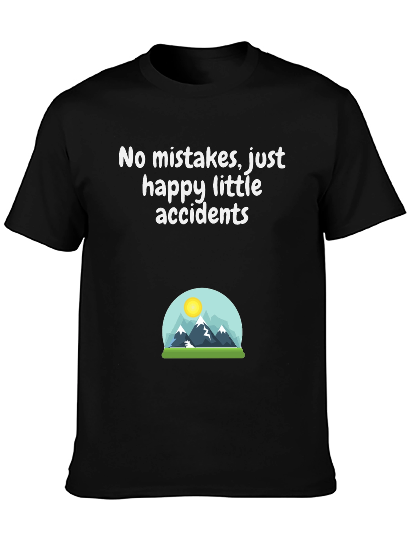 Happy Accidents T-Shirt - Mountain Scene