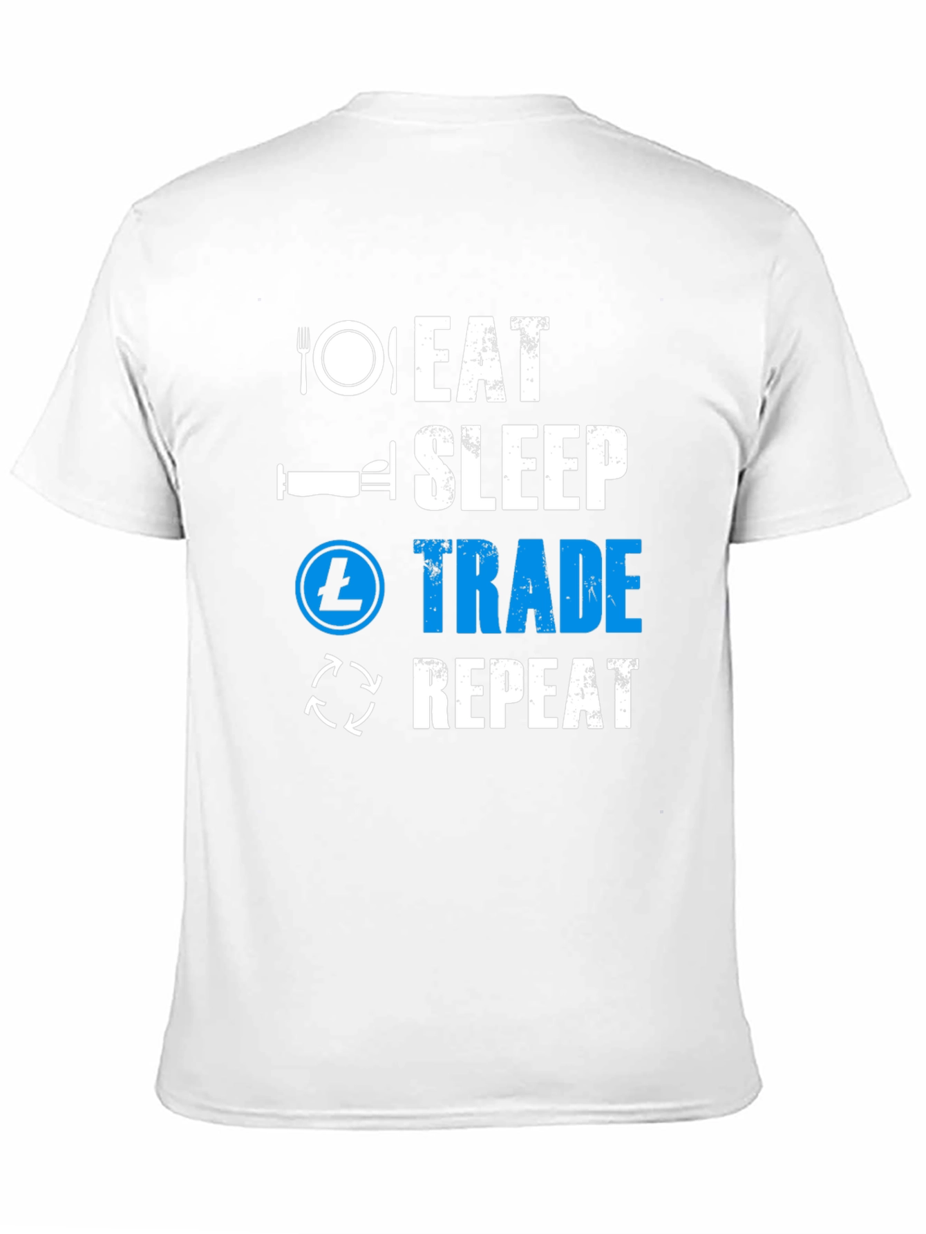 Eat Sleep Trade Repeat Black T-Shirt
