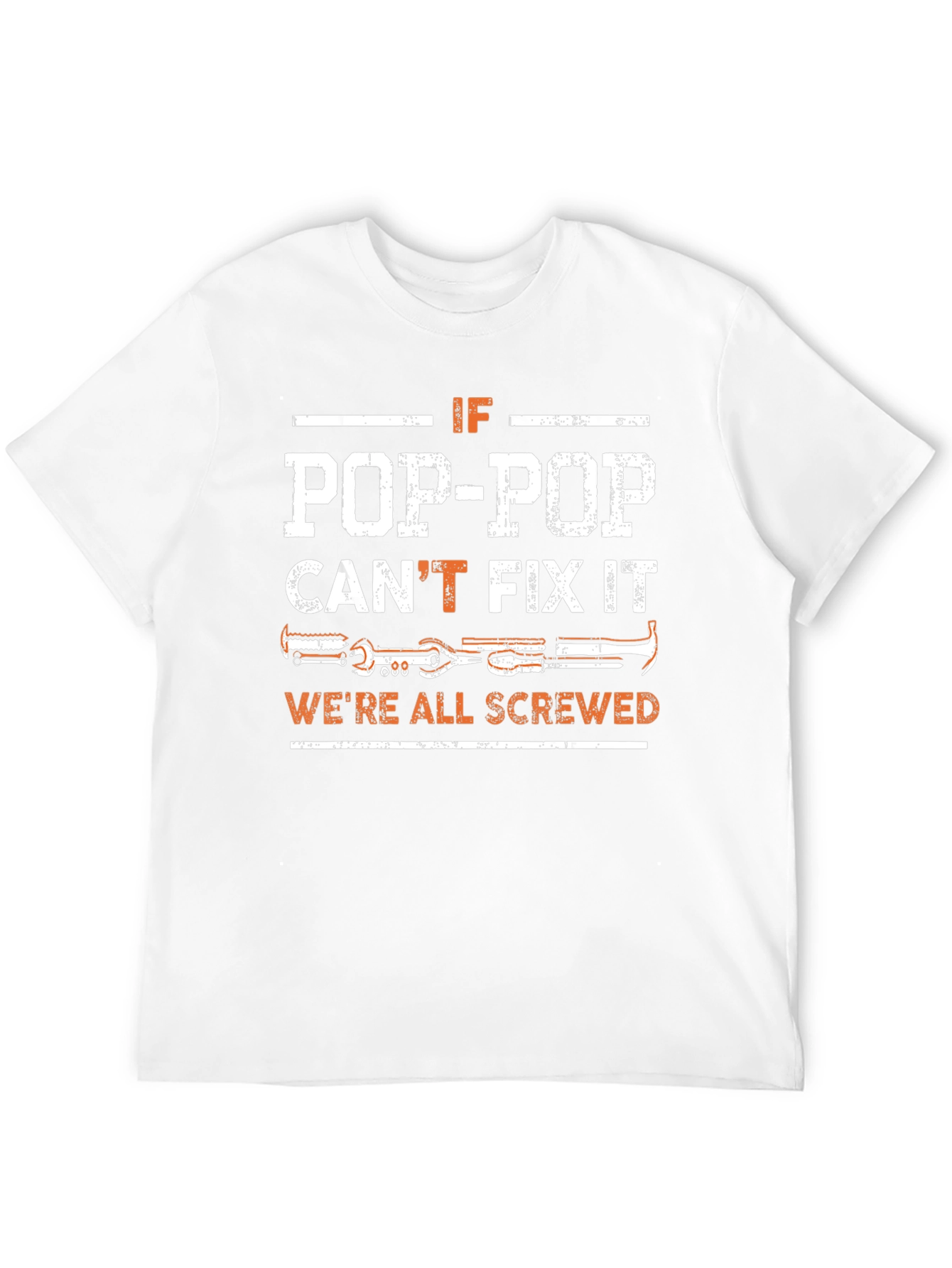 Pop-Pop Can Fix It T-Shirt - Black