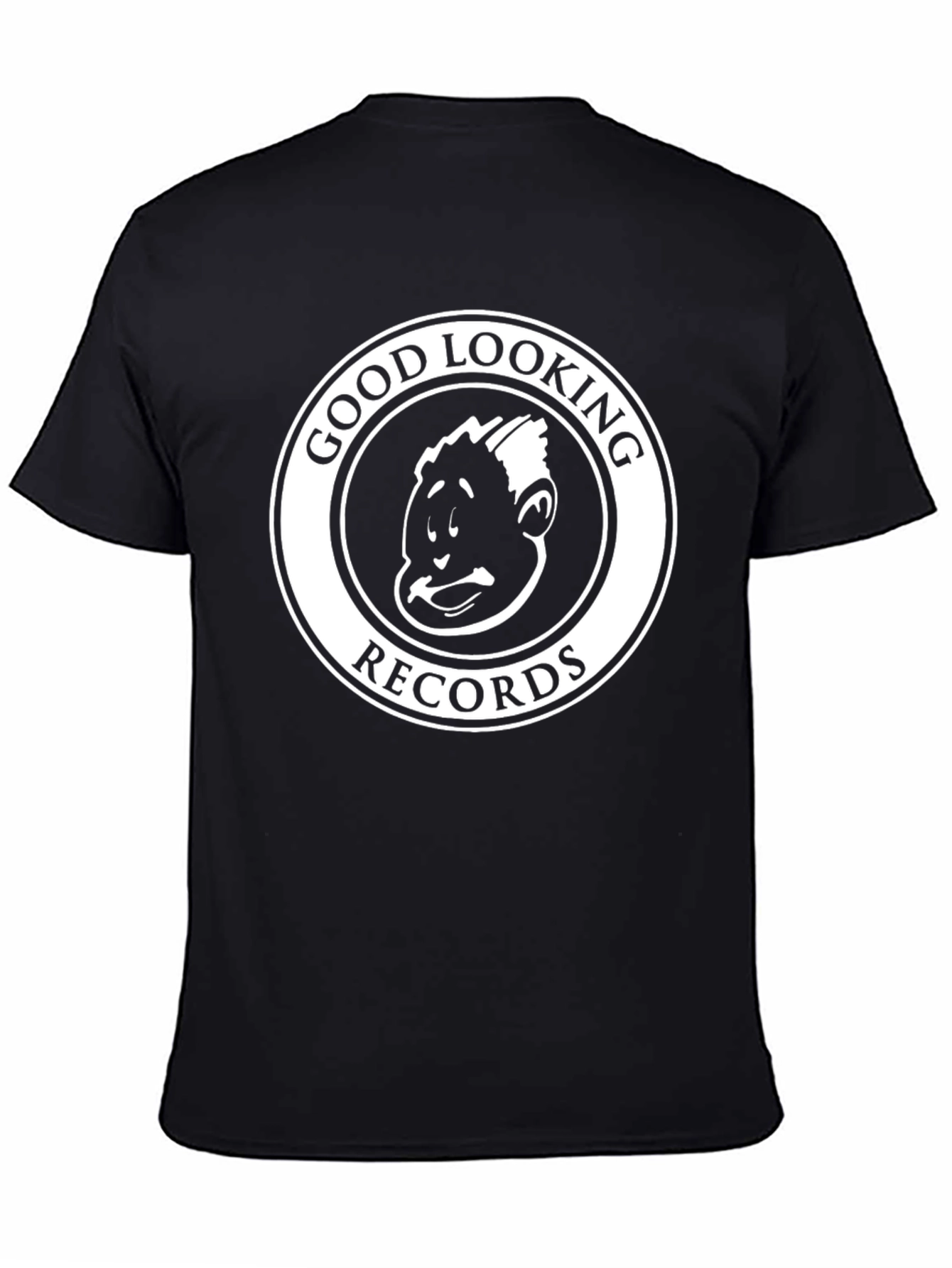Good Looking Records Black T-Shirt