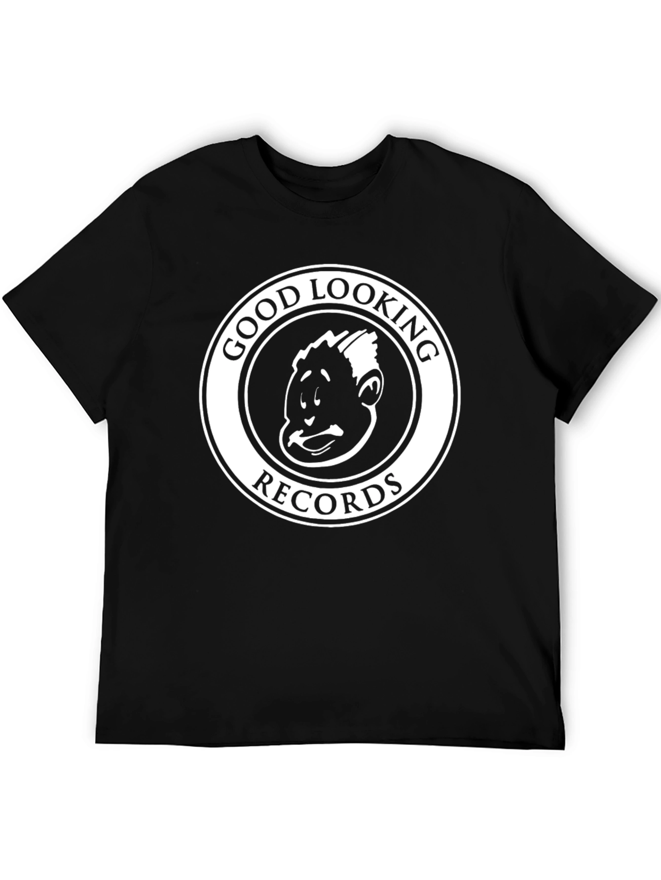 Good Looking Records Black T-Shirt