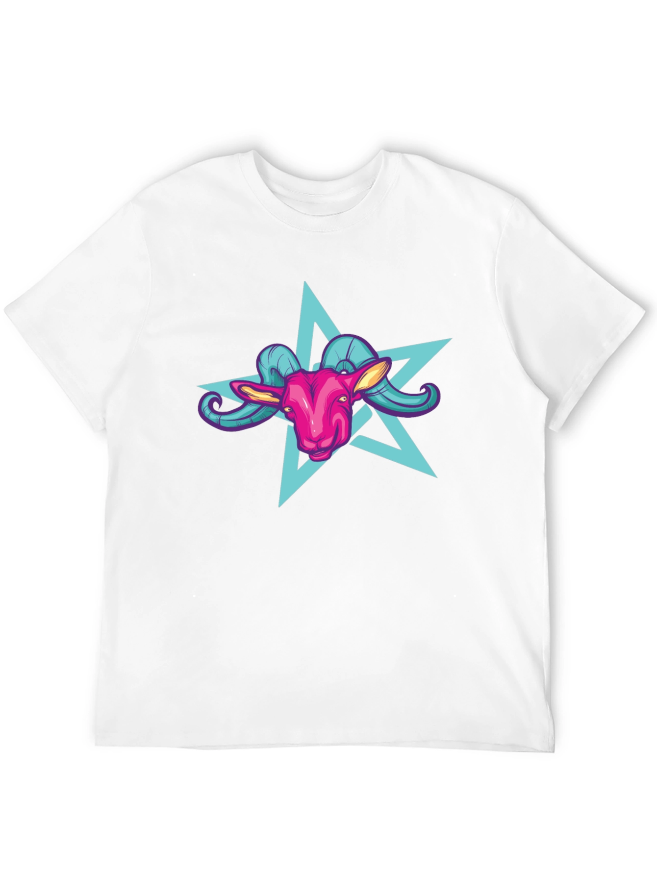 Goat Star Graphic Tee - Unisex Black T-Shirt