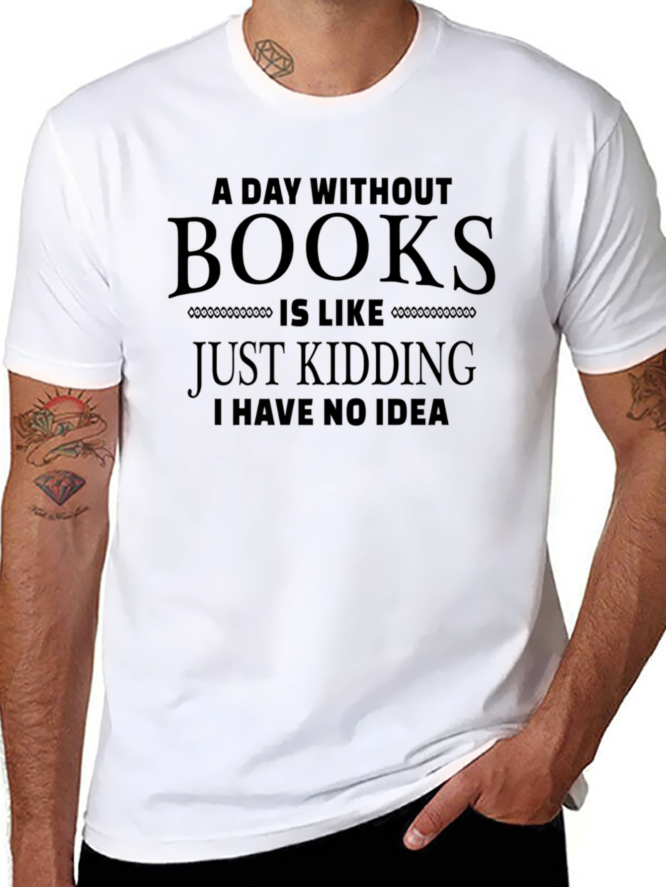 Funny A Day Without Books T-Shirt
