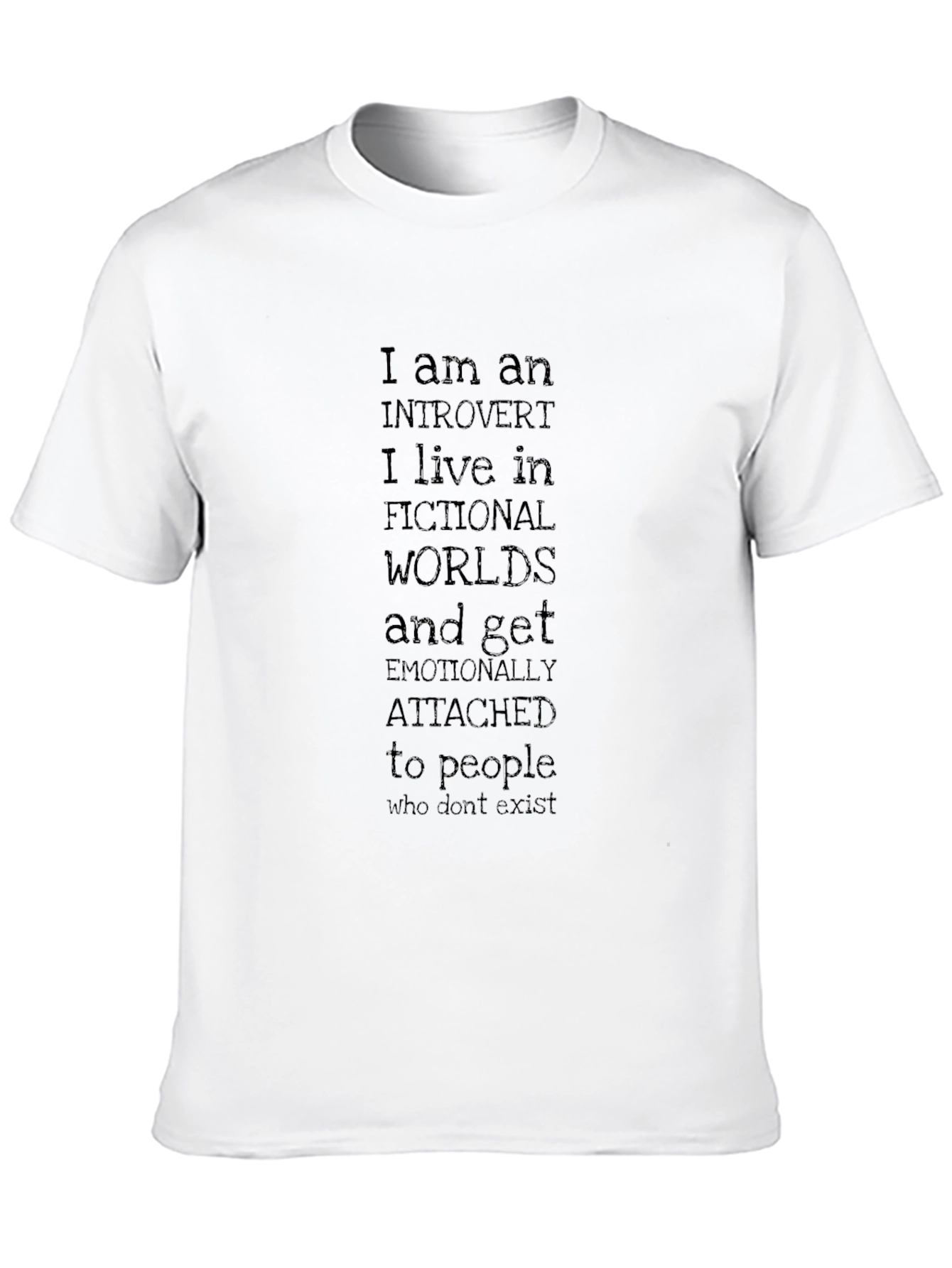 Introvert Fictional Worlds T-Shirt
