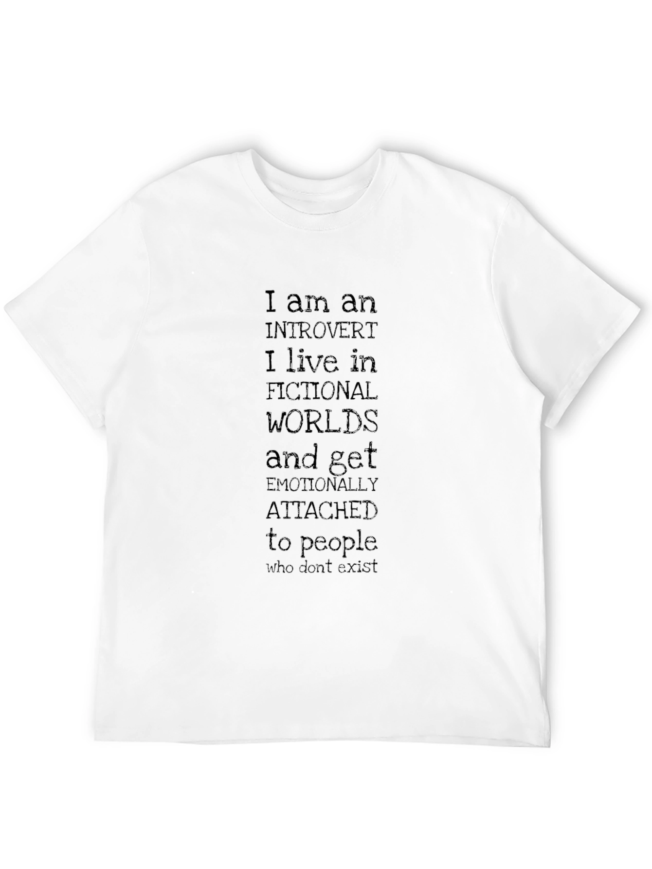 Introvert Fictional Worlds T-Shirt