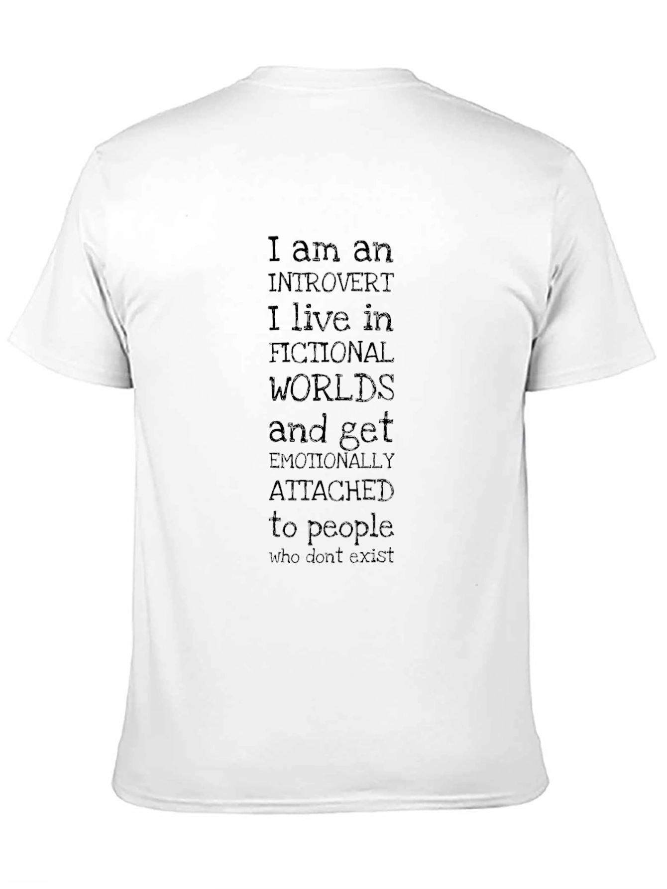 Introvert Fictional Worlds T-Shirt