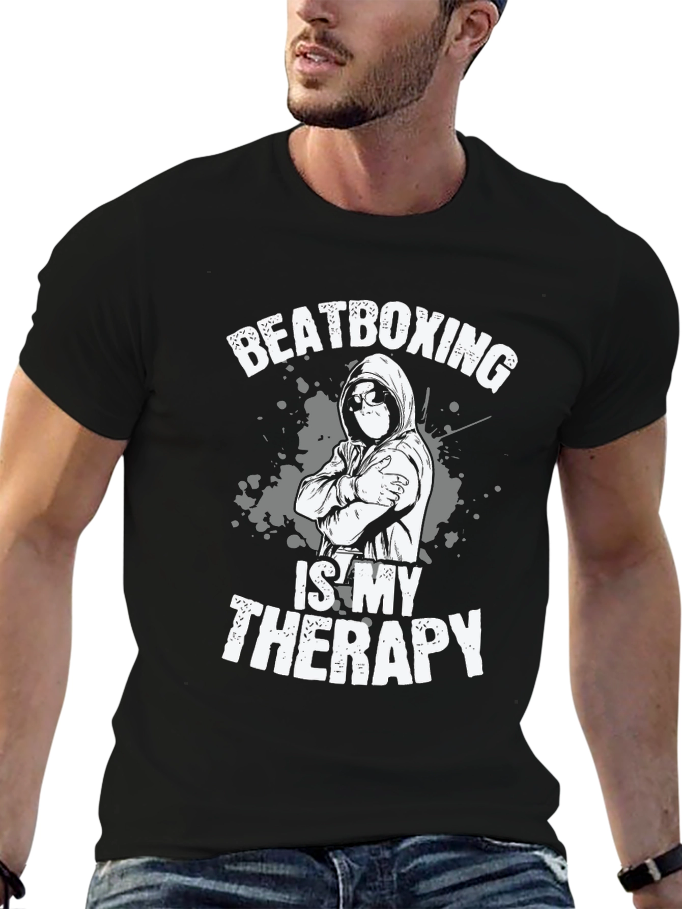 Beatboxing Therapy Graphic T-Shirt