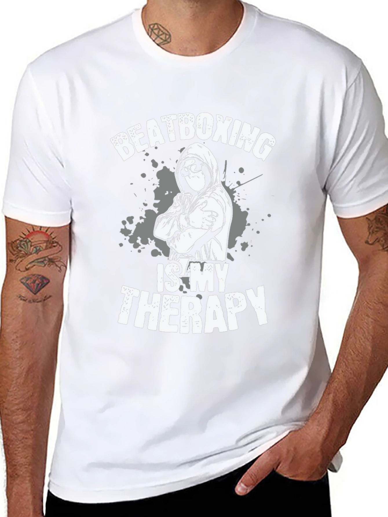 Beatboxing Therapy Graphic T-Shirt