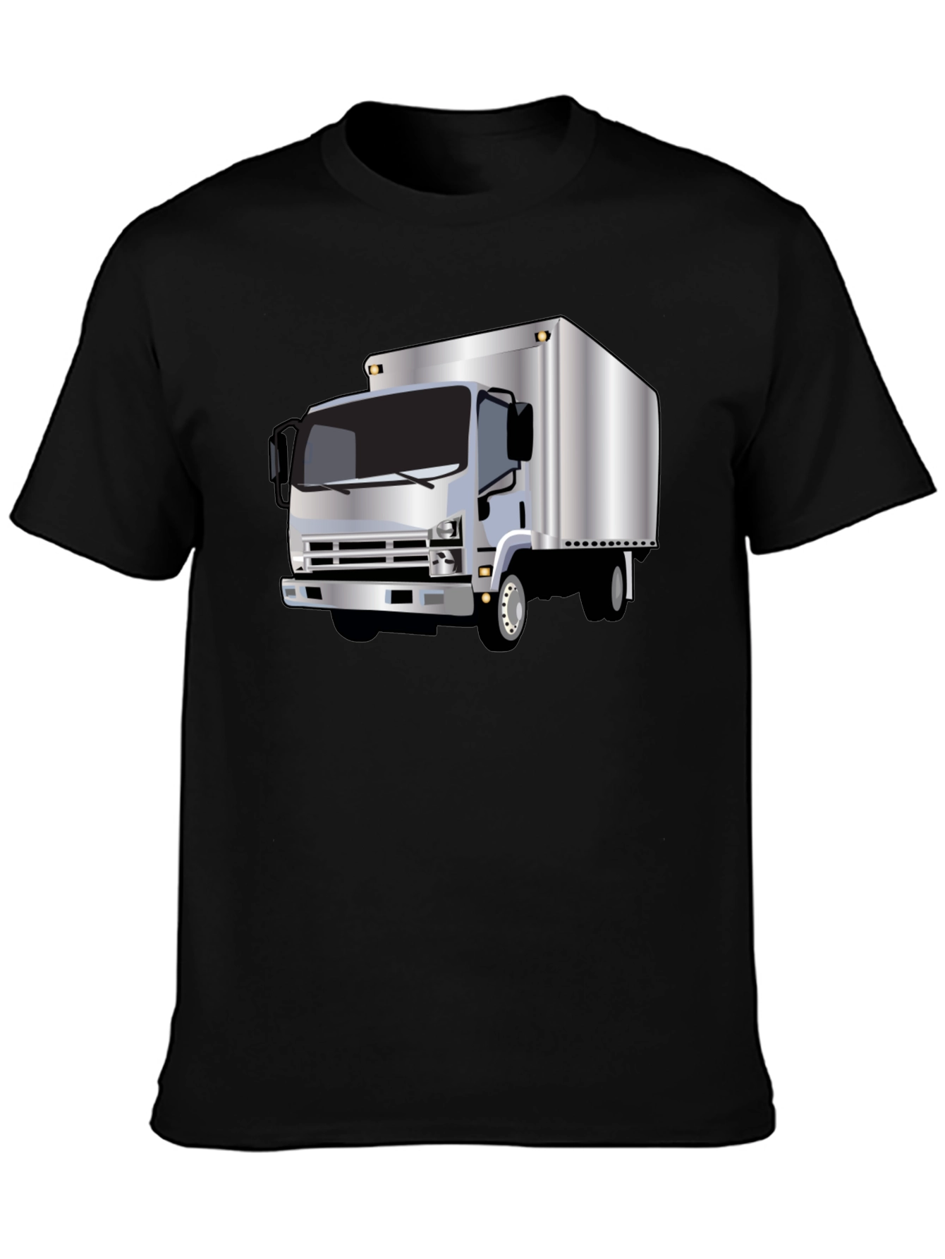Truck Graphic Tee - Black Short Sleeve T-Shirt