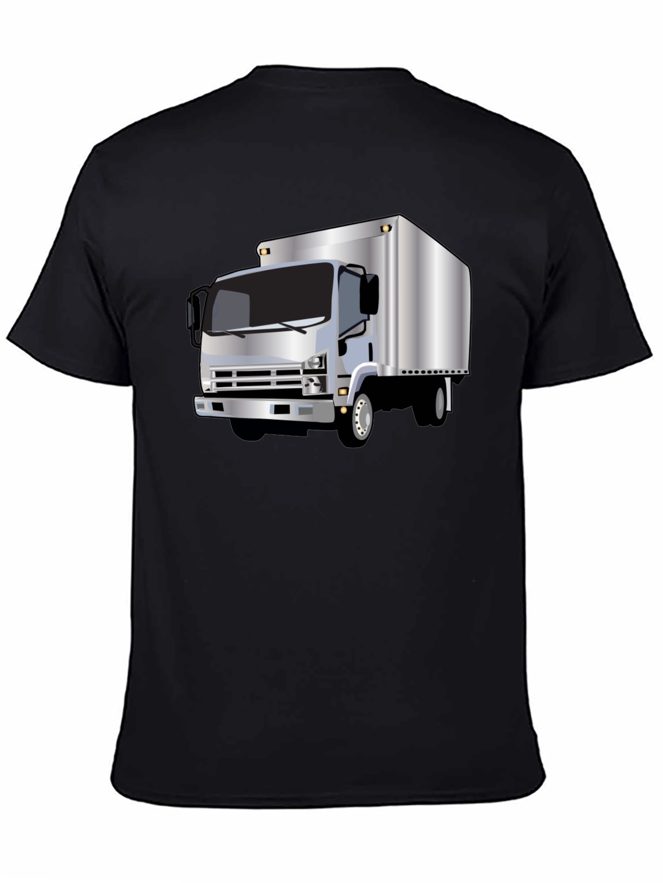 Truck Graphic Tee - Black Short Sleeve T-Shirt