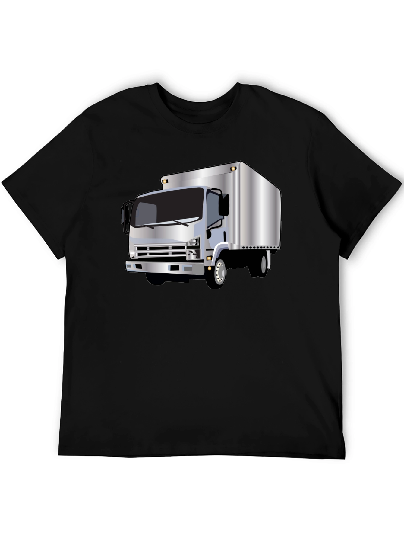 Truck Graphic Tee - Black Short Sleeve T-Shirt
